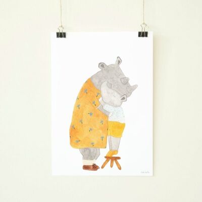 poster - a4 - mama's knuffel