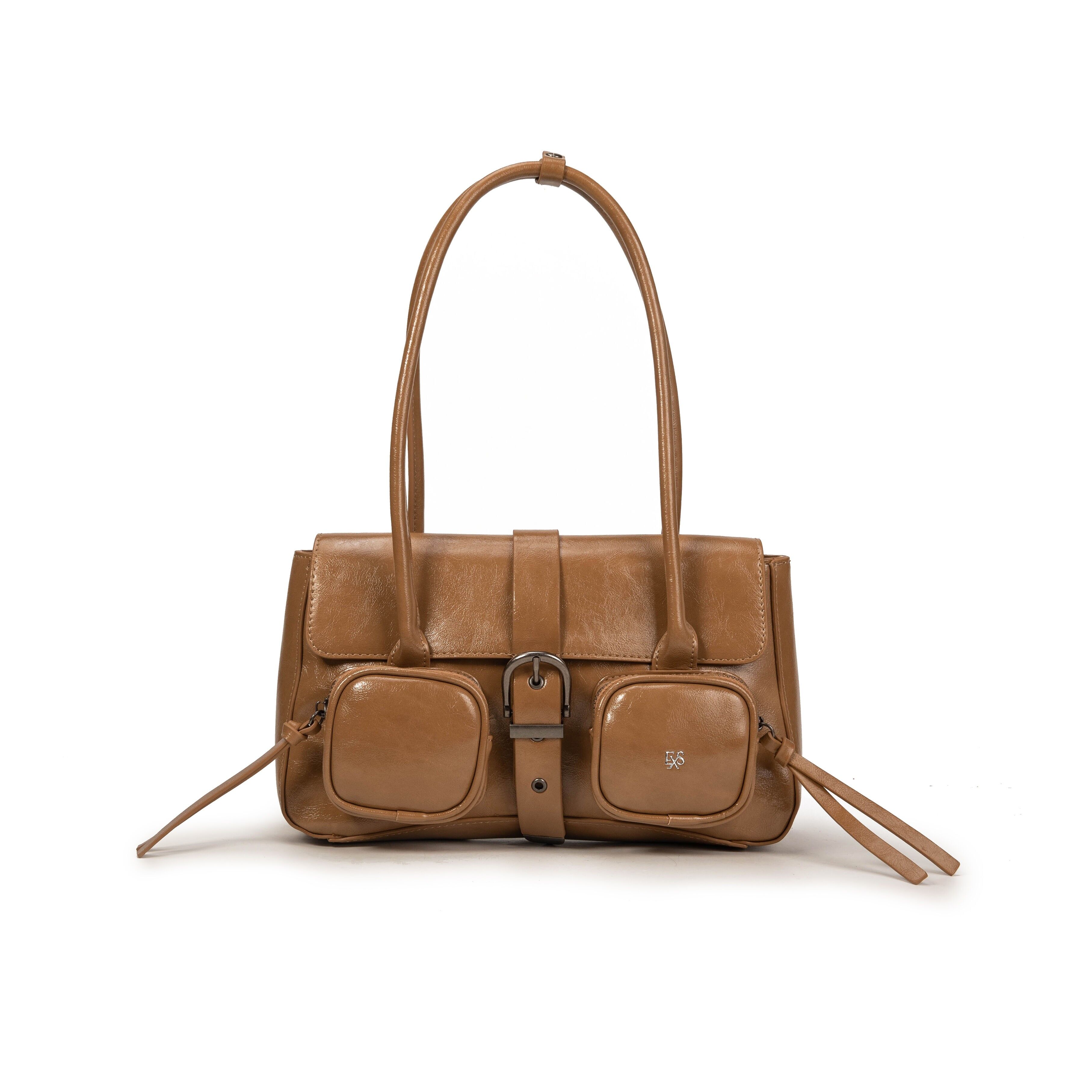 Sac porté épaule Calla camel Excess Paris