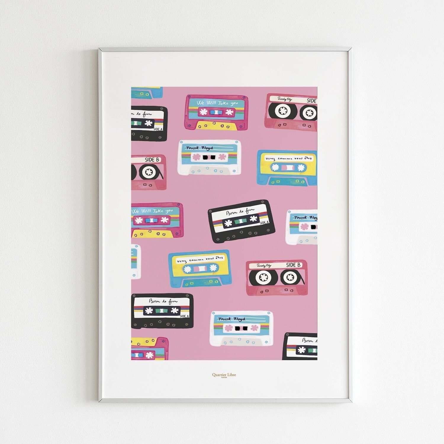 Poster 30x40 Mix Tape Quartier Libre