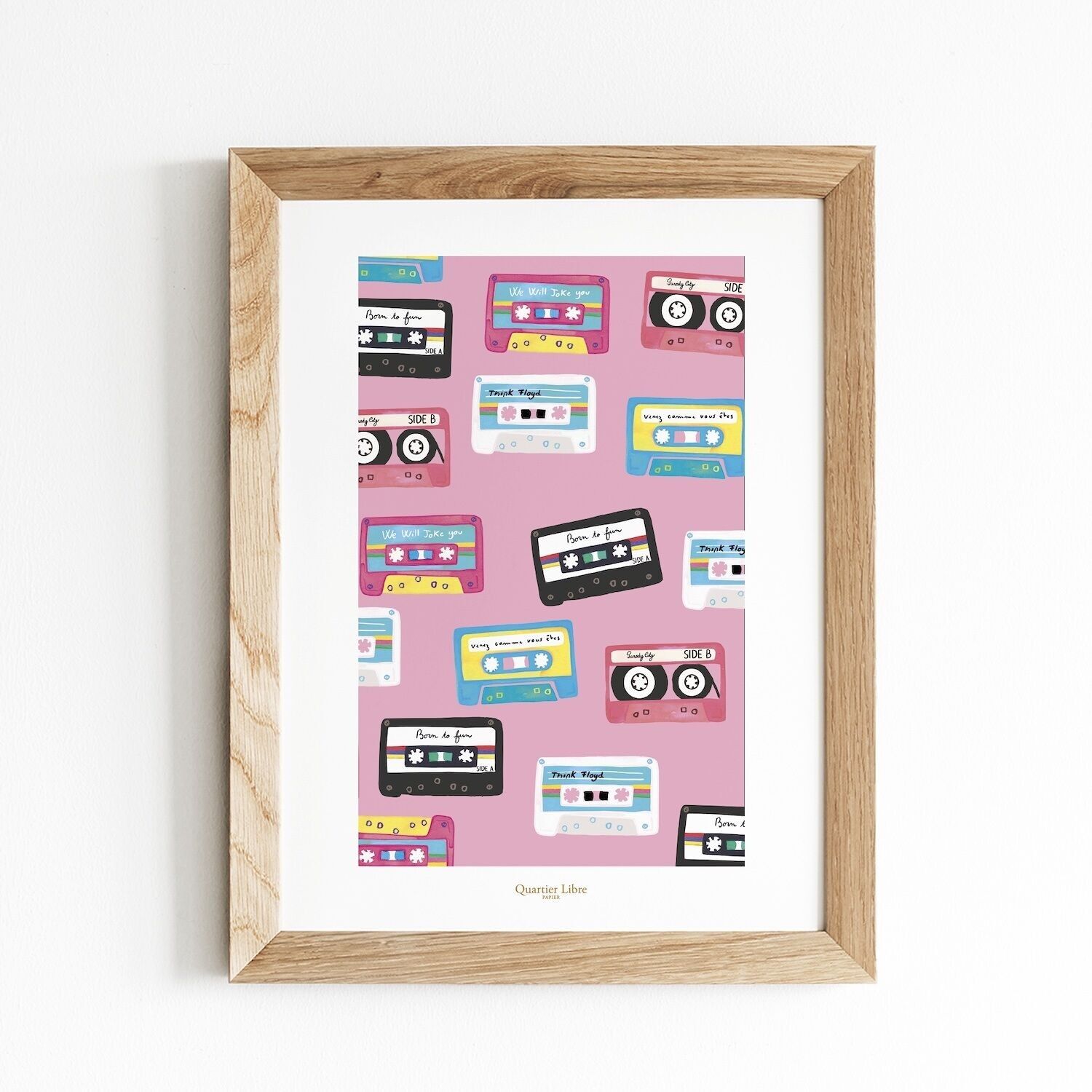 A4 Mix Tape Poster Quartier Libre