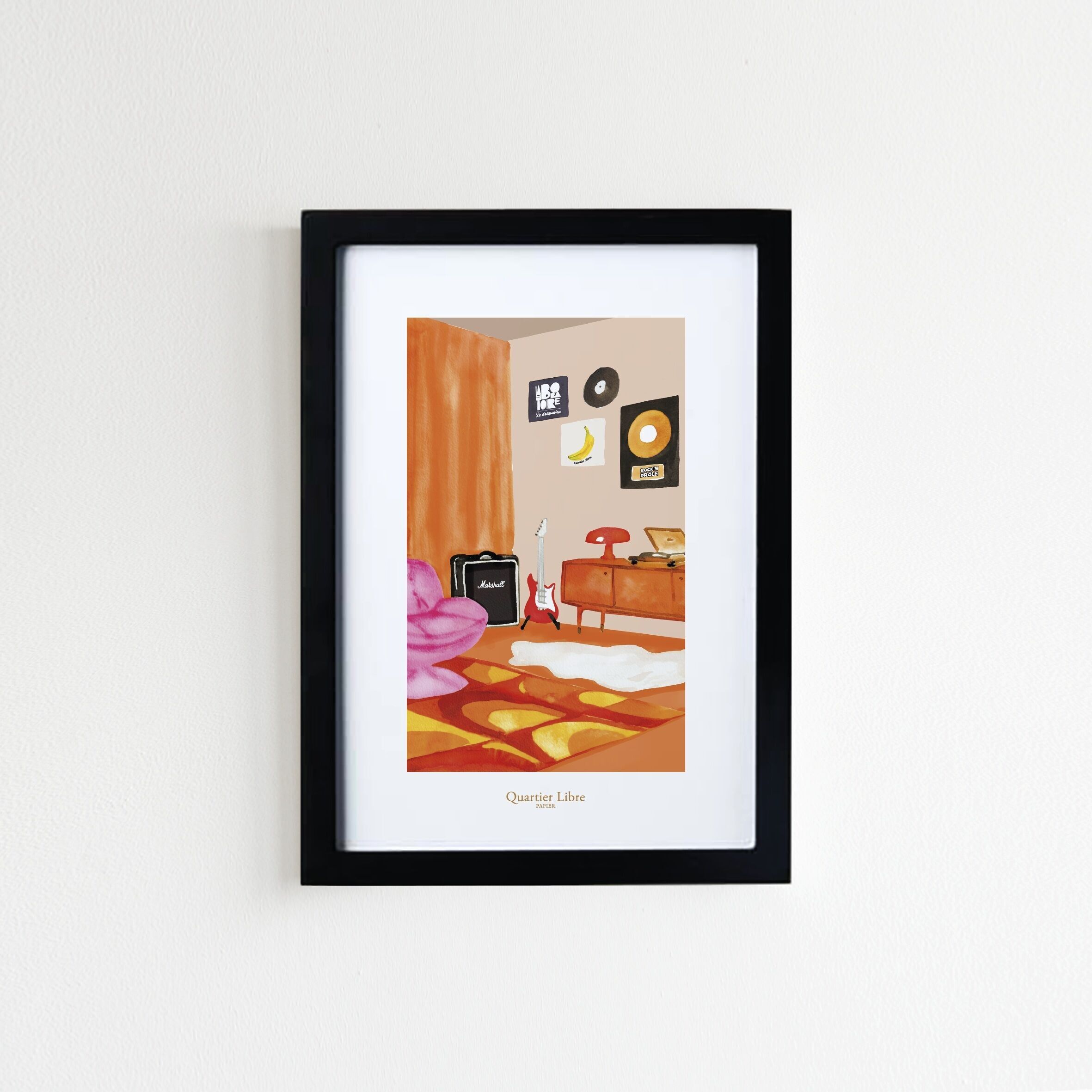 Affiche A5 1967 Quartier Libre