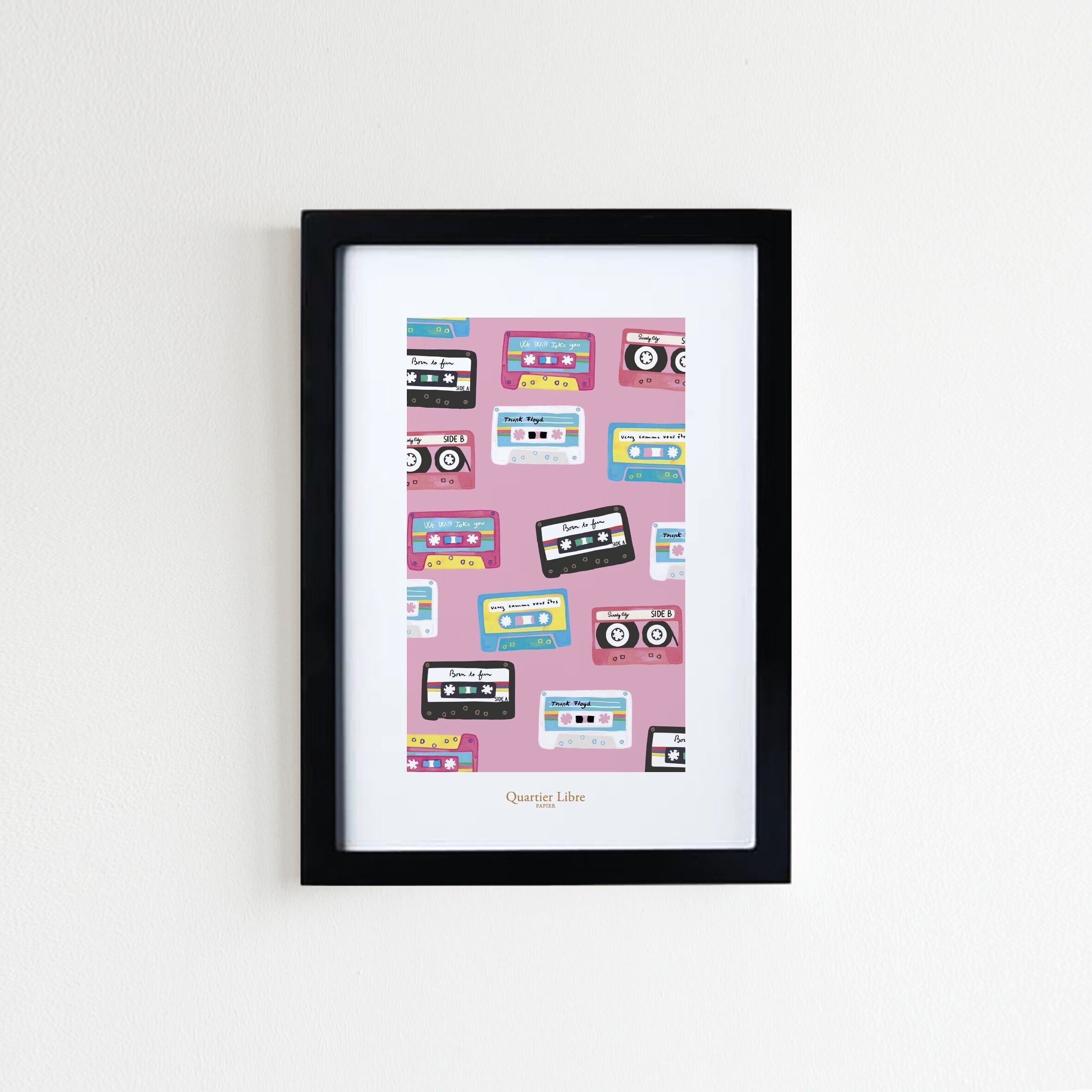 A5 Mix Tape Poster Quartier Libre