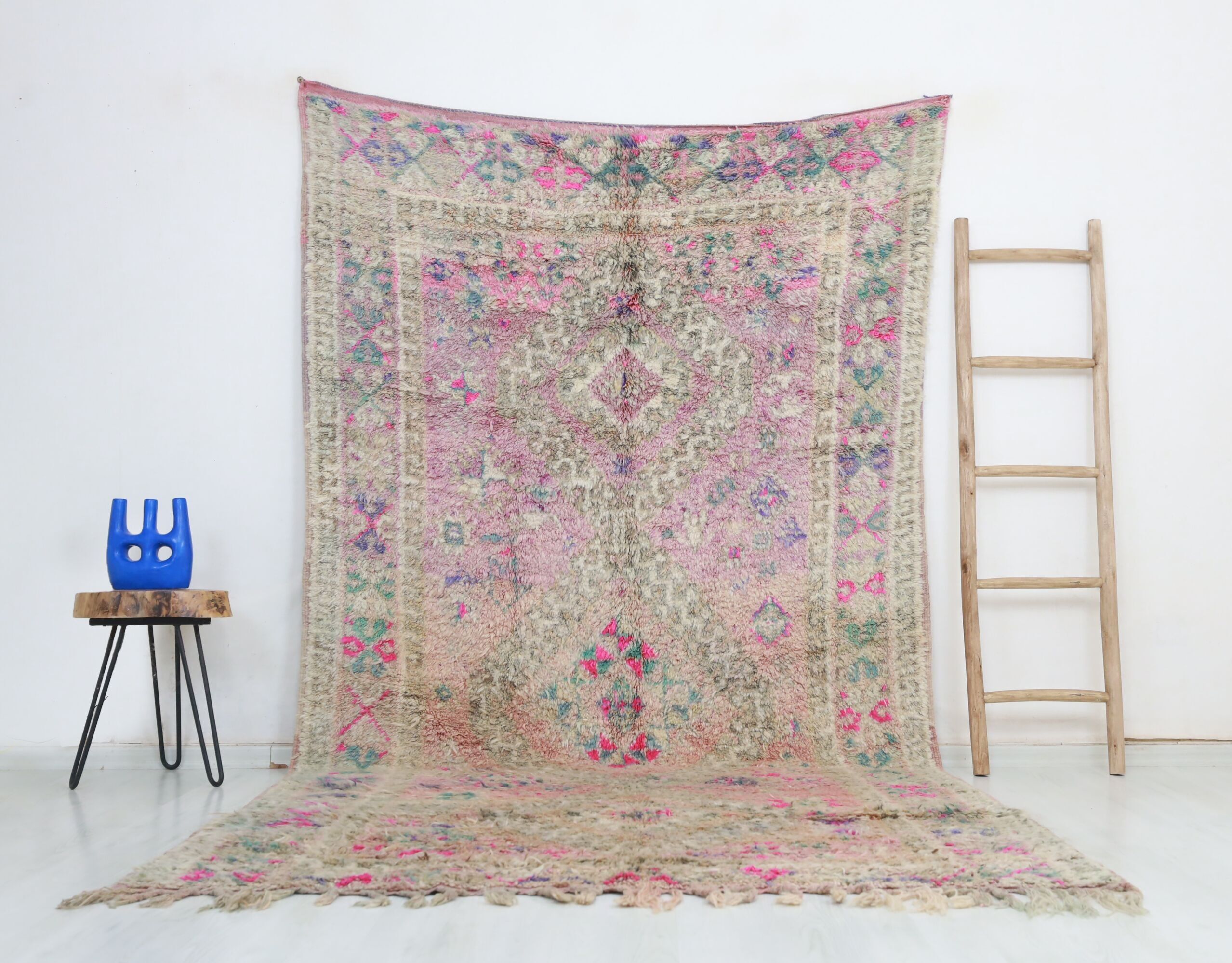 Tappeto marocchino vintage Tazount 170 cm x 313 cm