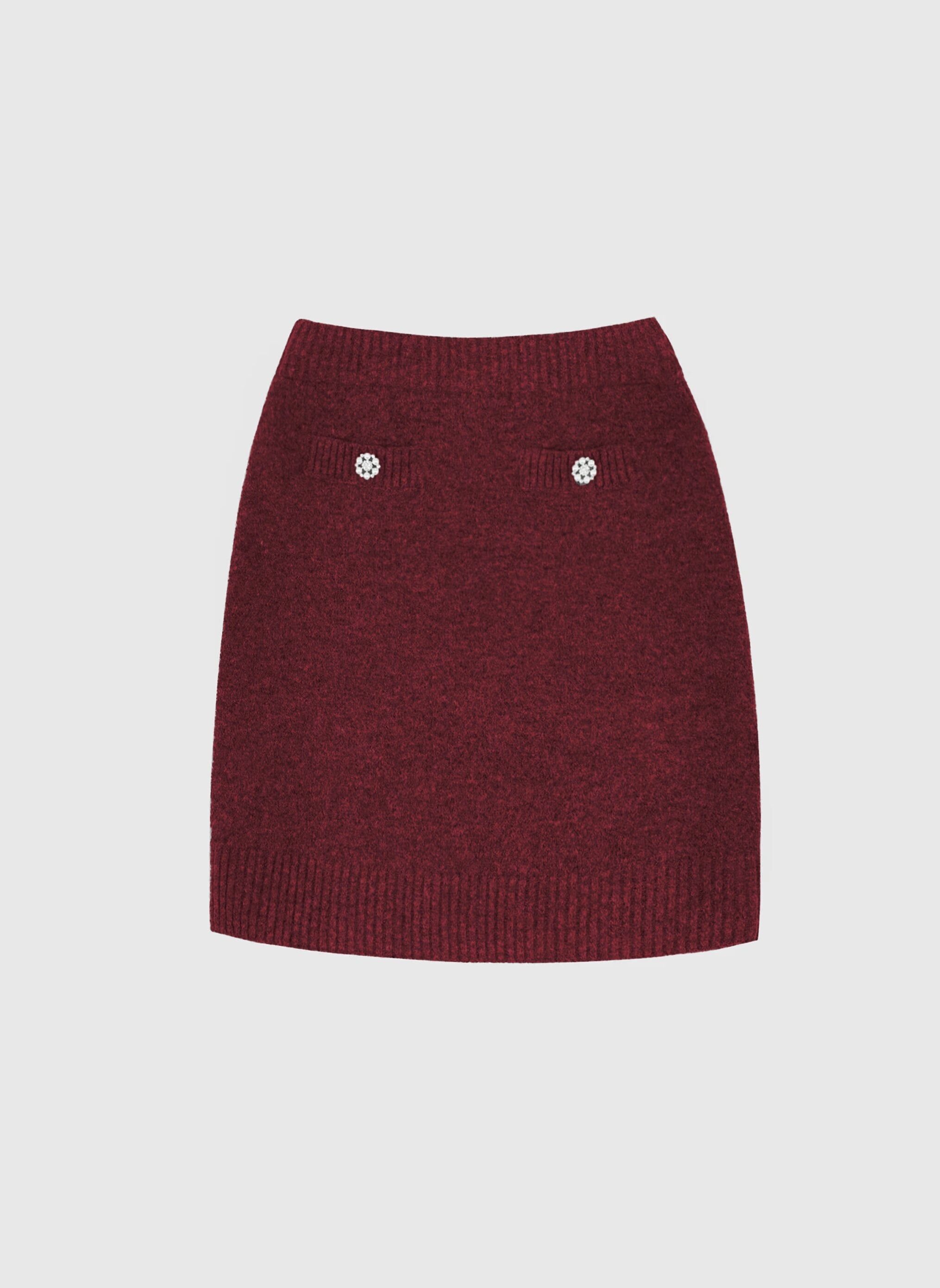 Gonna corta color lampone NAMINI