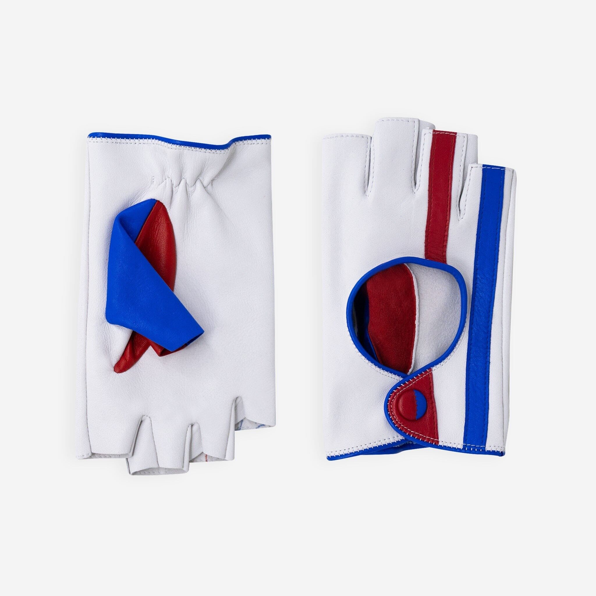 Gants de conduite, mitaines-cuir agneau-non doublé-22117NF