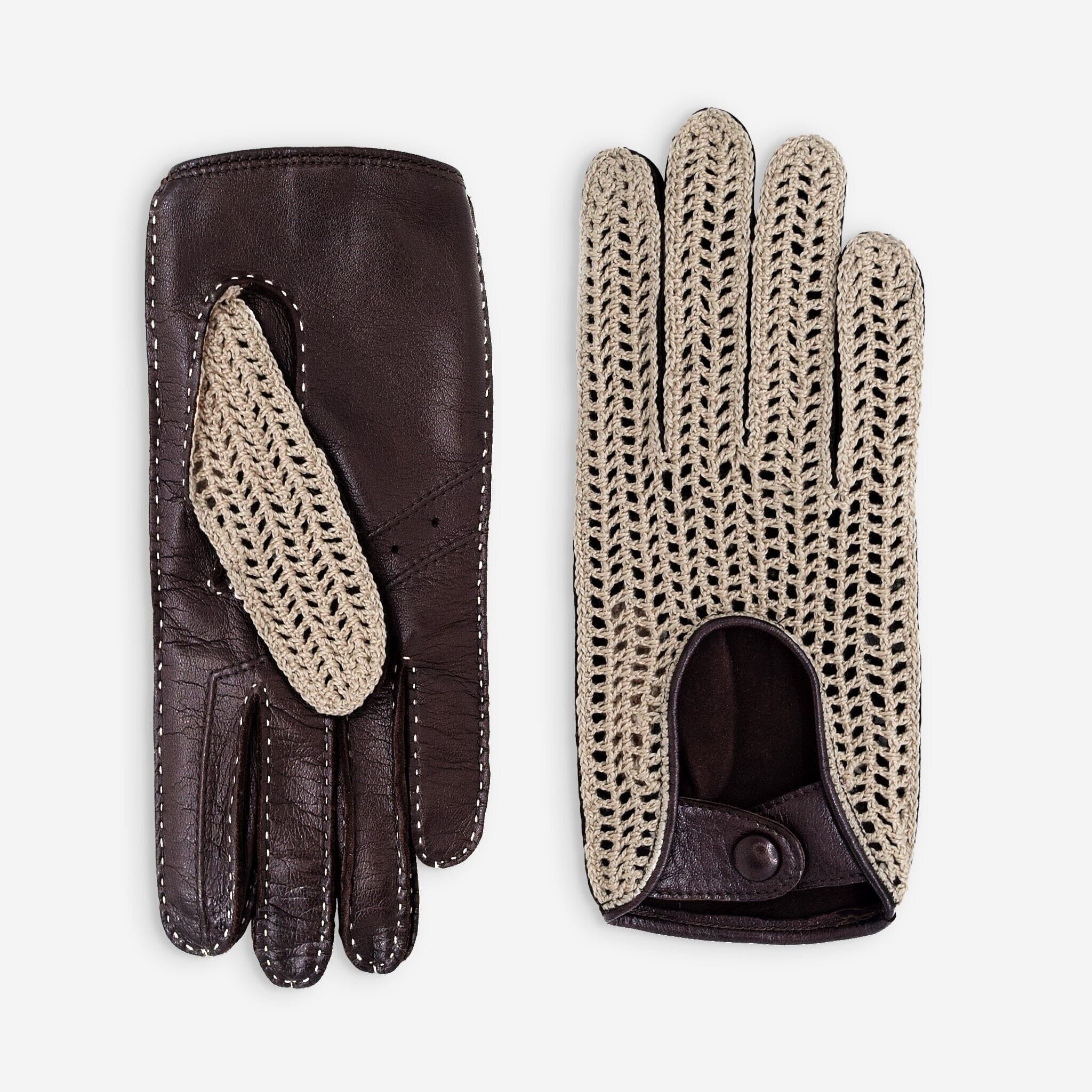 Gants de conduite cuir agneau-non doublé-21539NF