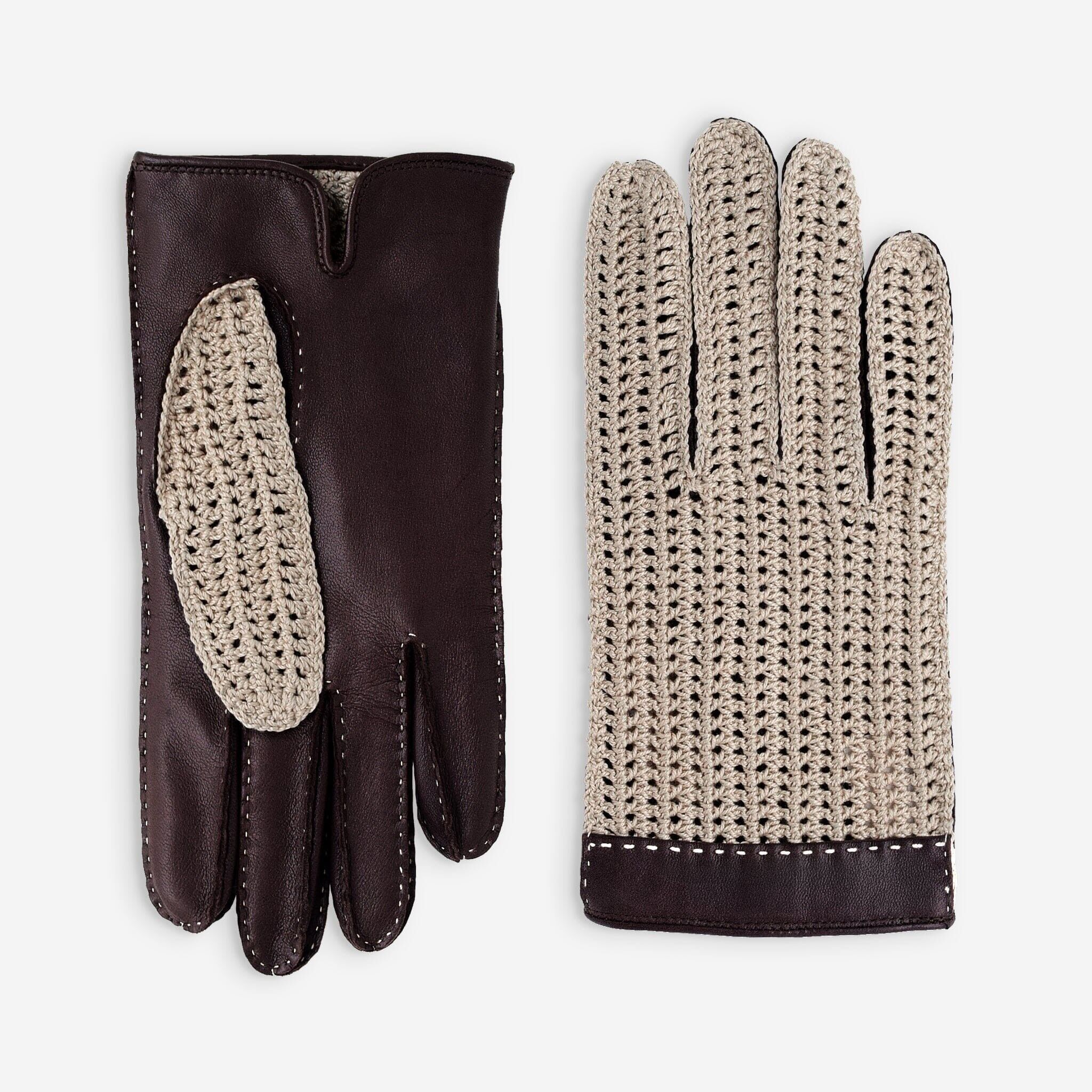 Gants de conduite cuir agneau-non doublé-22057NF