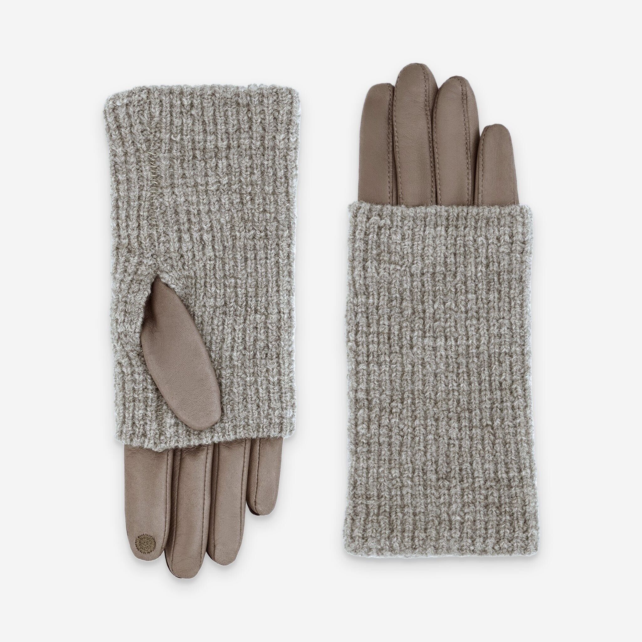Gants cuir agneau-100% soie-Tactile-21576SN