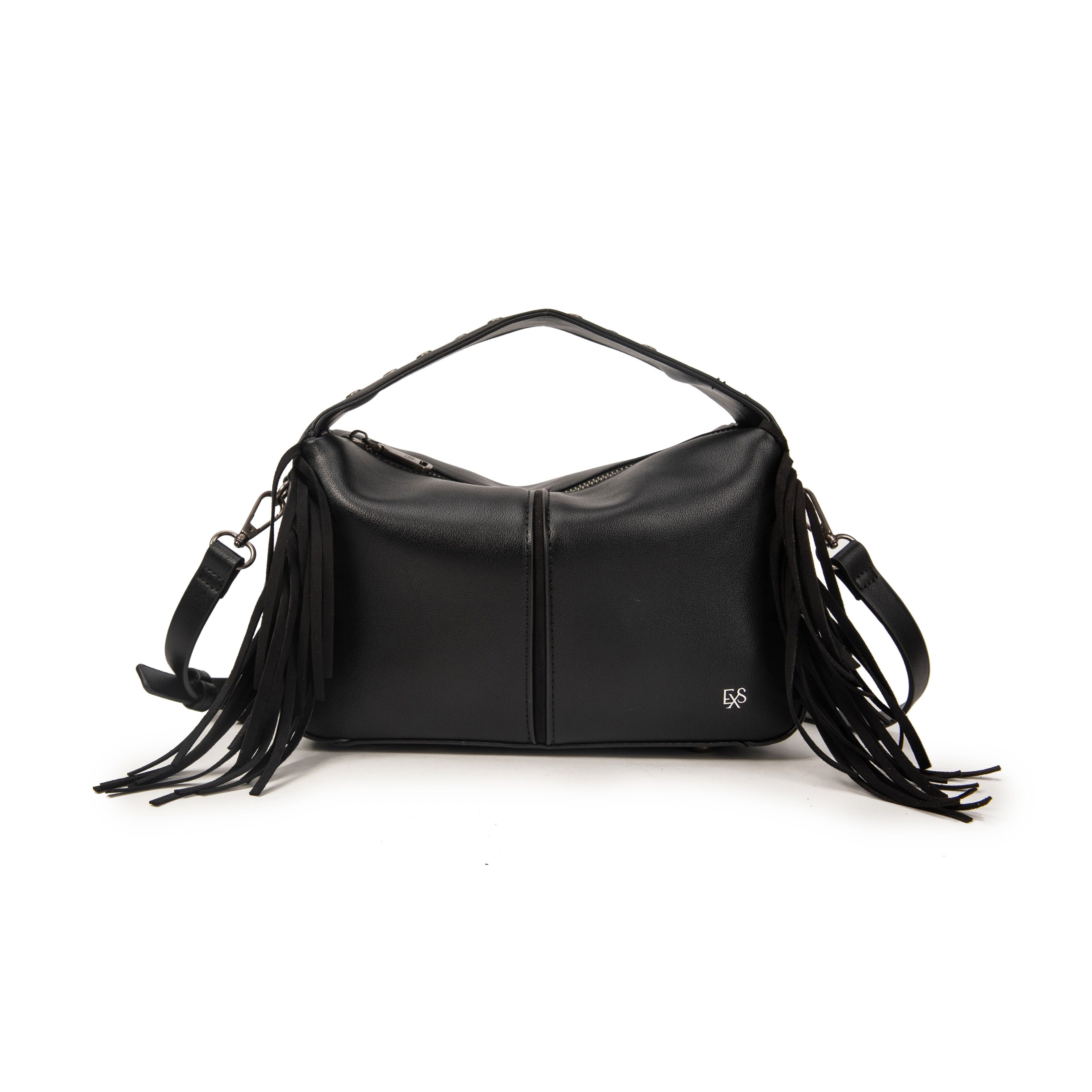 Bolso de mano o bandolera Rosa negro Excess Paris