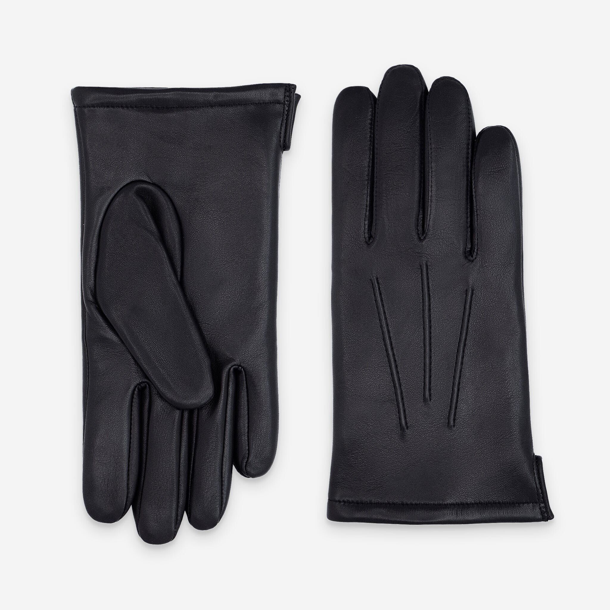 Gants cuir agneau-100% polyester (polaire)-62006PO