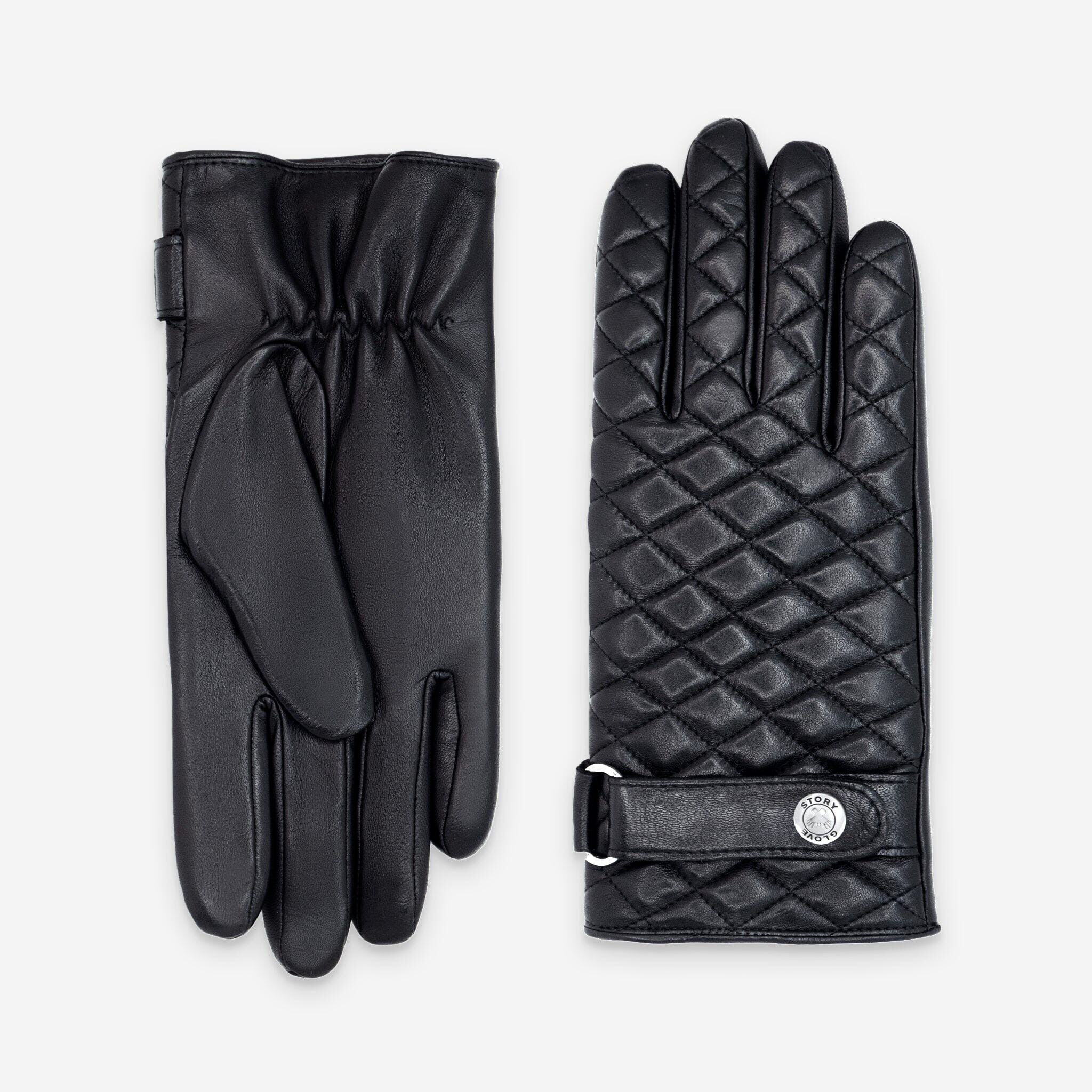 Gants cuir agneau-100% cachemire-22081CA