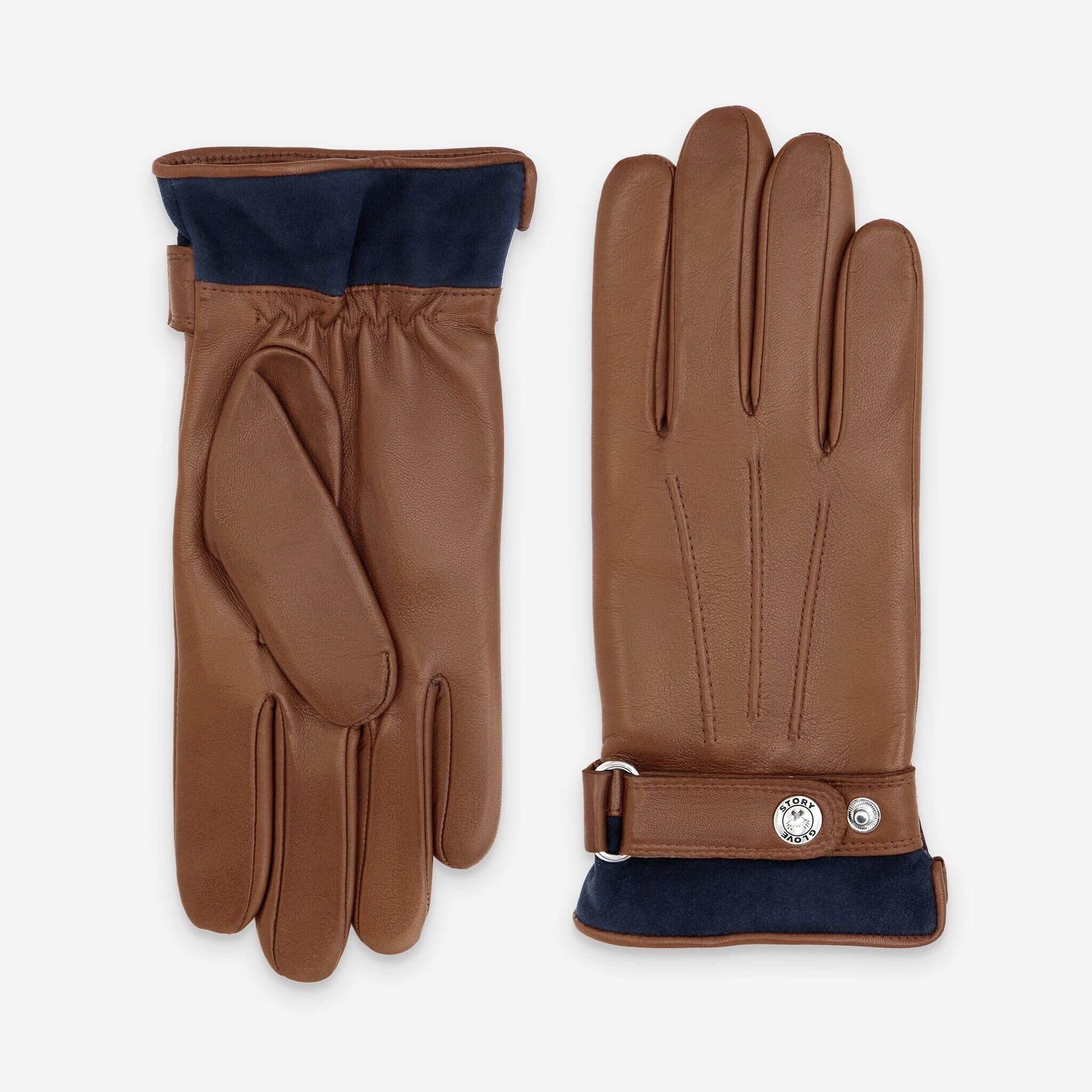 Gants cuir agneau-100% laine- 22090TR