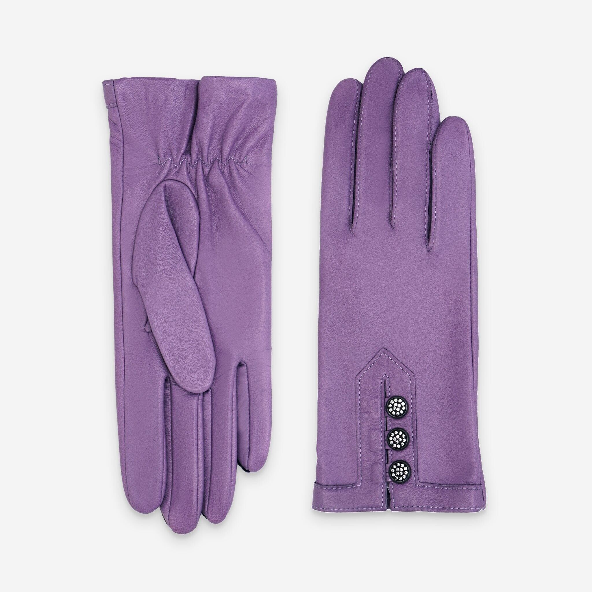 Gants cuero agneau-100% soie-21611SN