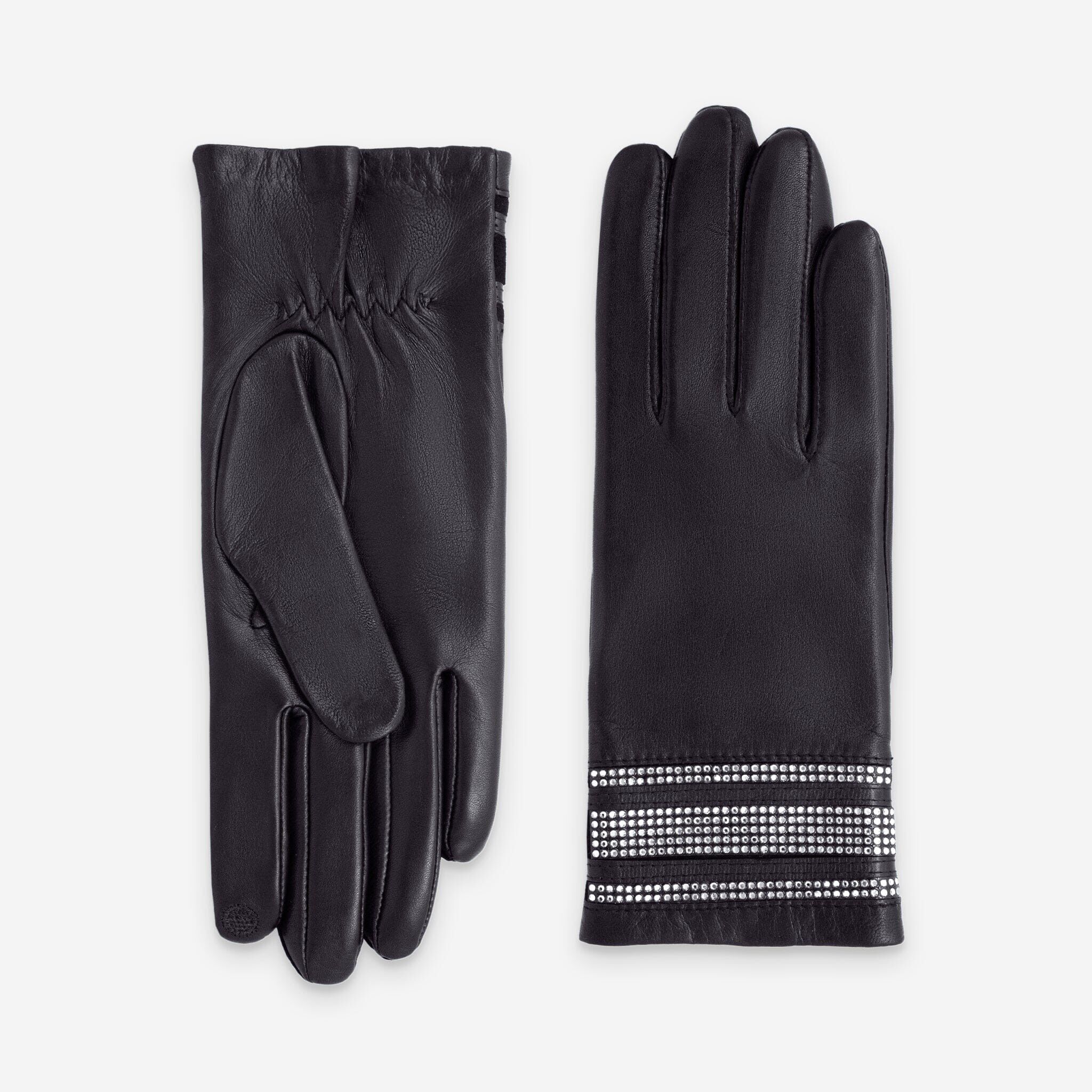 Gants cuero agneau-100% soie-21566SN