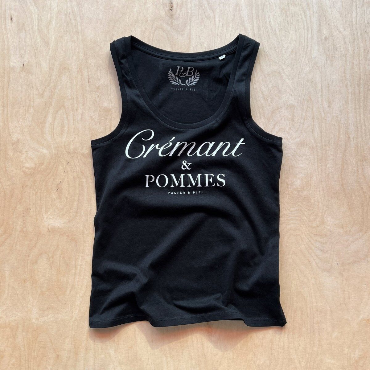 Crémant & Frites - débardeur noir