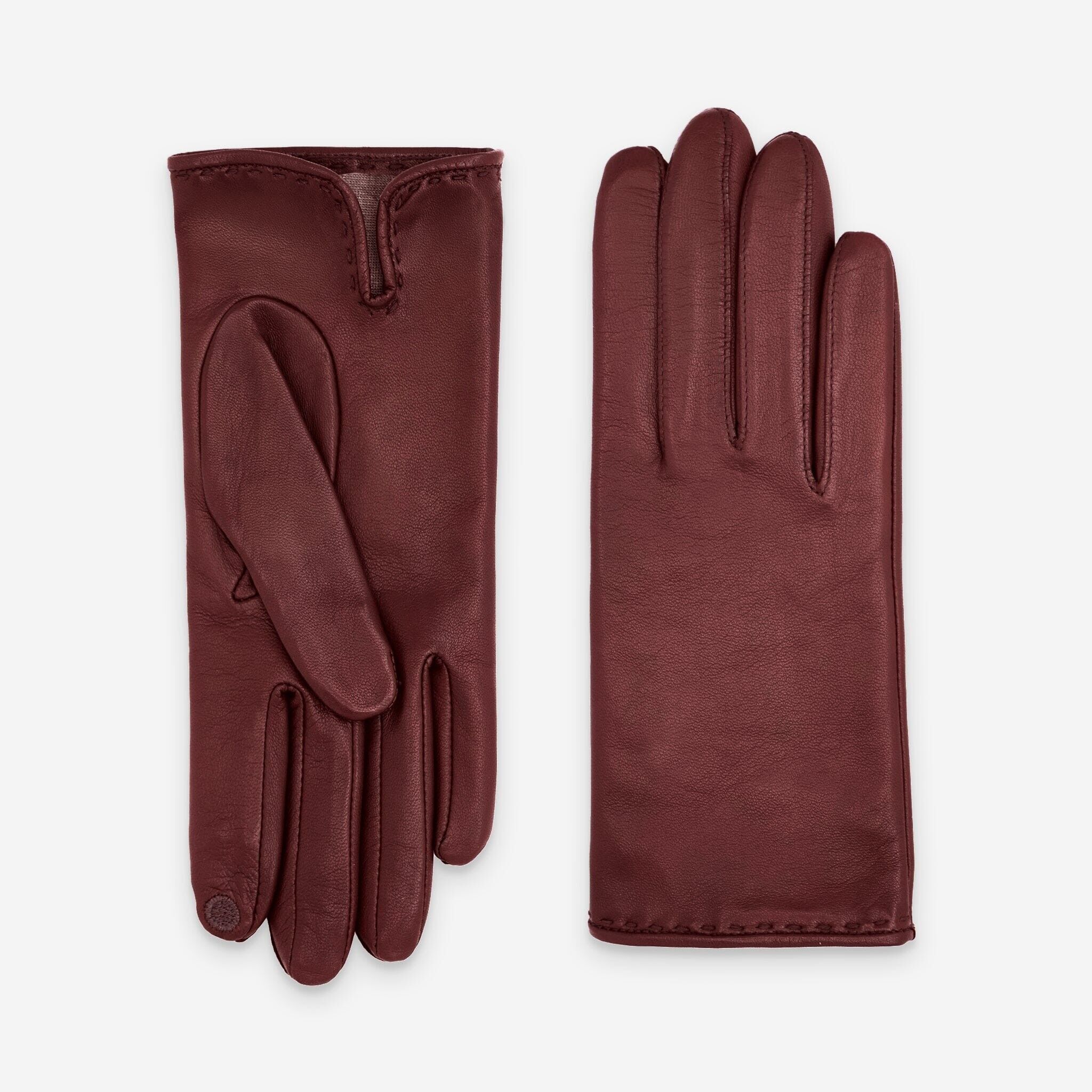 Gants cuero agneau-100% soie-21050ST