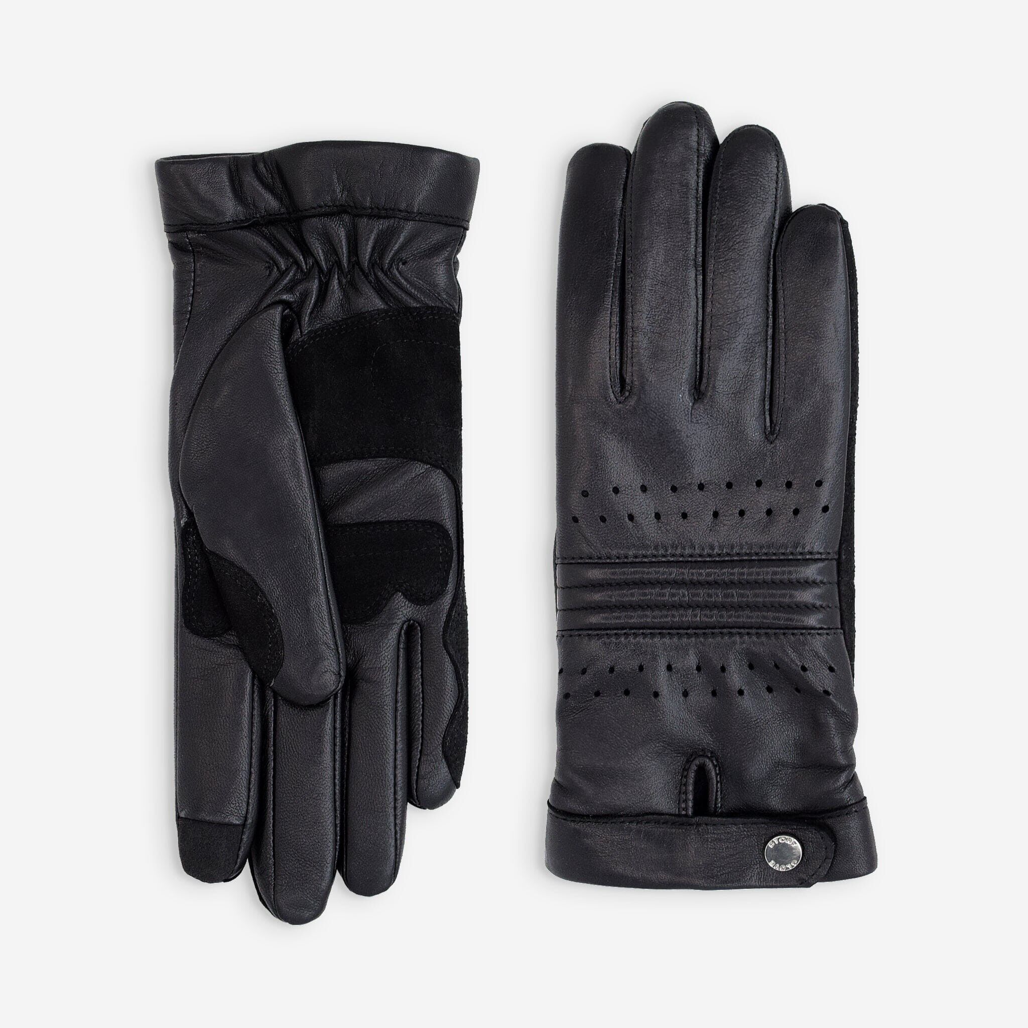 Gants cuir vélo/e-trottinette femme-Tactile-60015L