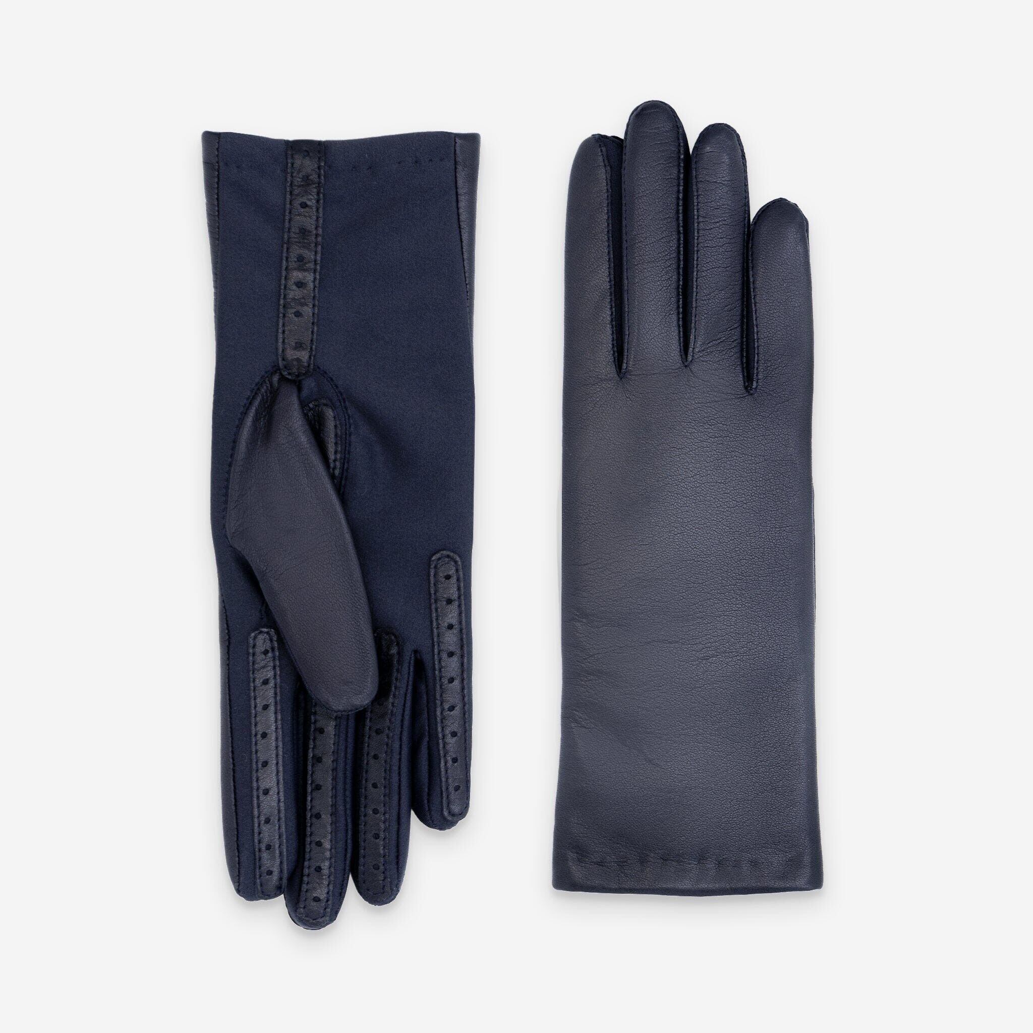 Gants flexicuir-agneau-spandex-100% laine-11047TR