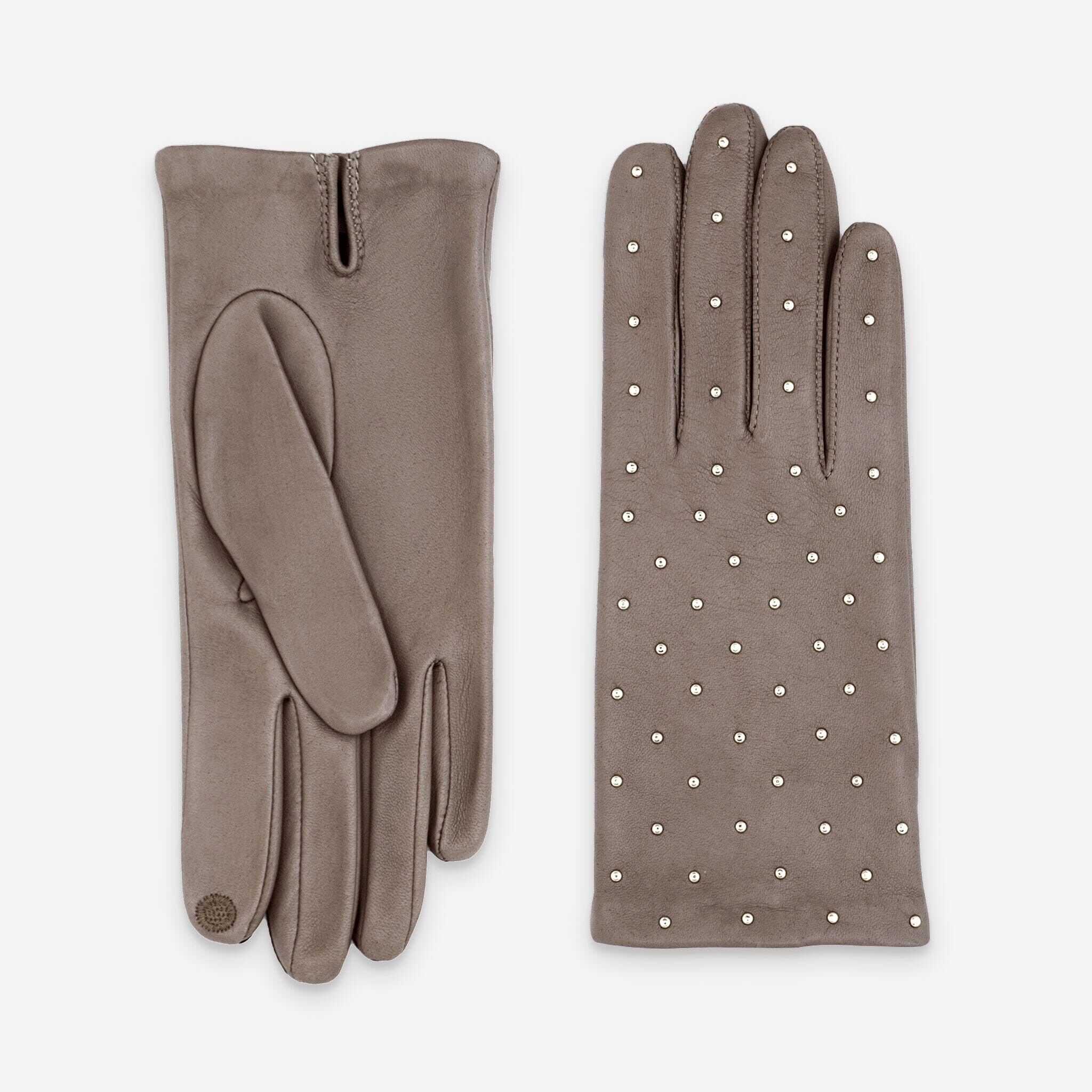 Gants cuero agneau-100% soie-Tactile-21508SN