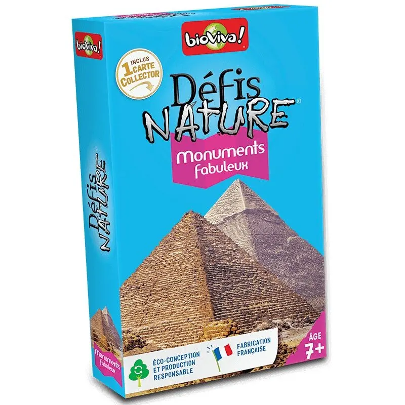 Bioviva DEFIS Nature - MYTHOLOGIE EGYPTIENNE, Multicouleur | Bataille Thème Mythologie et Légendes - Dès 7 ans - 2 à 6 joueurs - Fabriqué en France : BIOVIVA