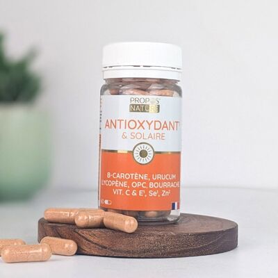 ANTIOXIDANTS - 9 ACTIVE INGREDIENTS - URUCUM, VITAMIN C & E, BORAGE, OPC, LYCOPENE, B-CAROTENE, SELENIUM, ZINC - 60 CAPSULES