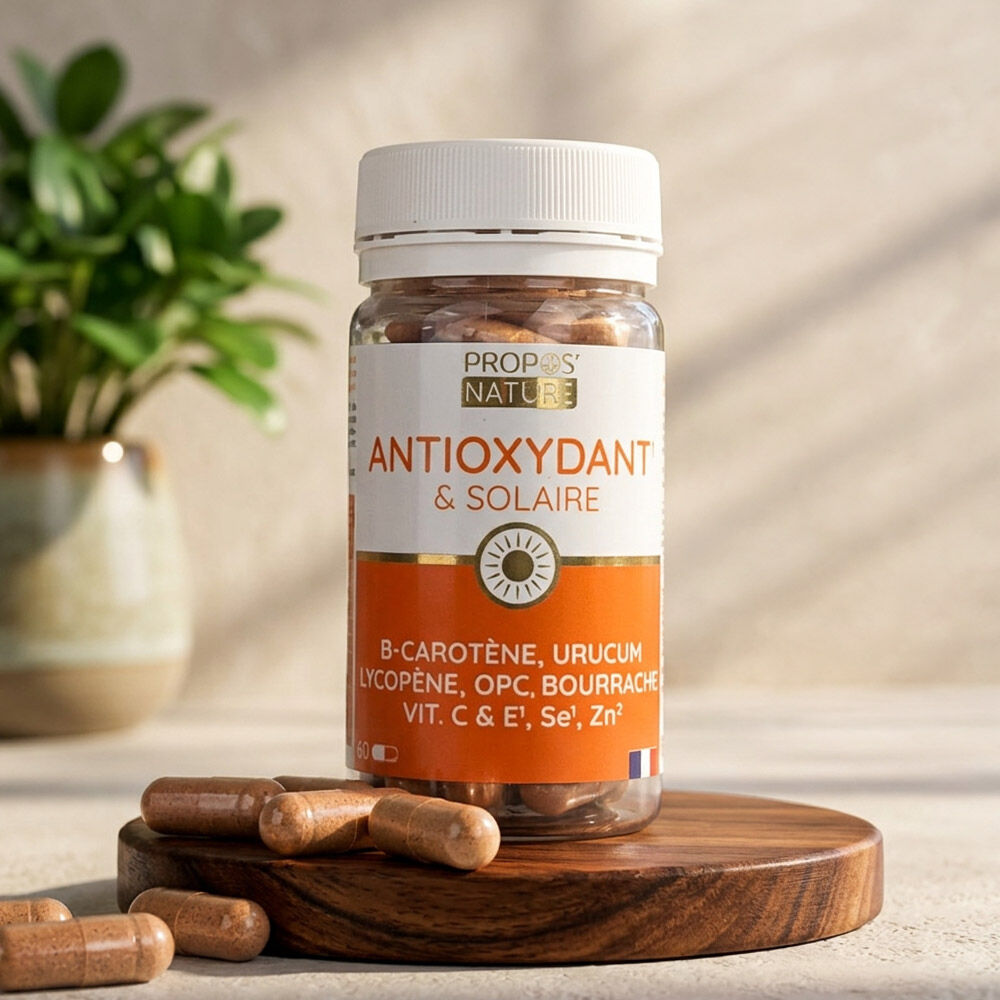 ANTIOXIDANTS - 9 ACTIVE INGREDIENTS - URUCUM, VITAMIN C & E, BORAGE, OPC, LYCOPENE, B-CAROTENE, SELENIUM, ZINC - 60 CAPSULES