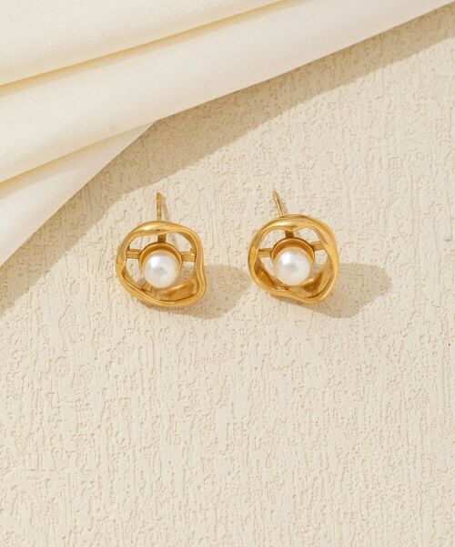 Boucles d'Oreilles à Clou en Acier Inoxydable 25BOA513