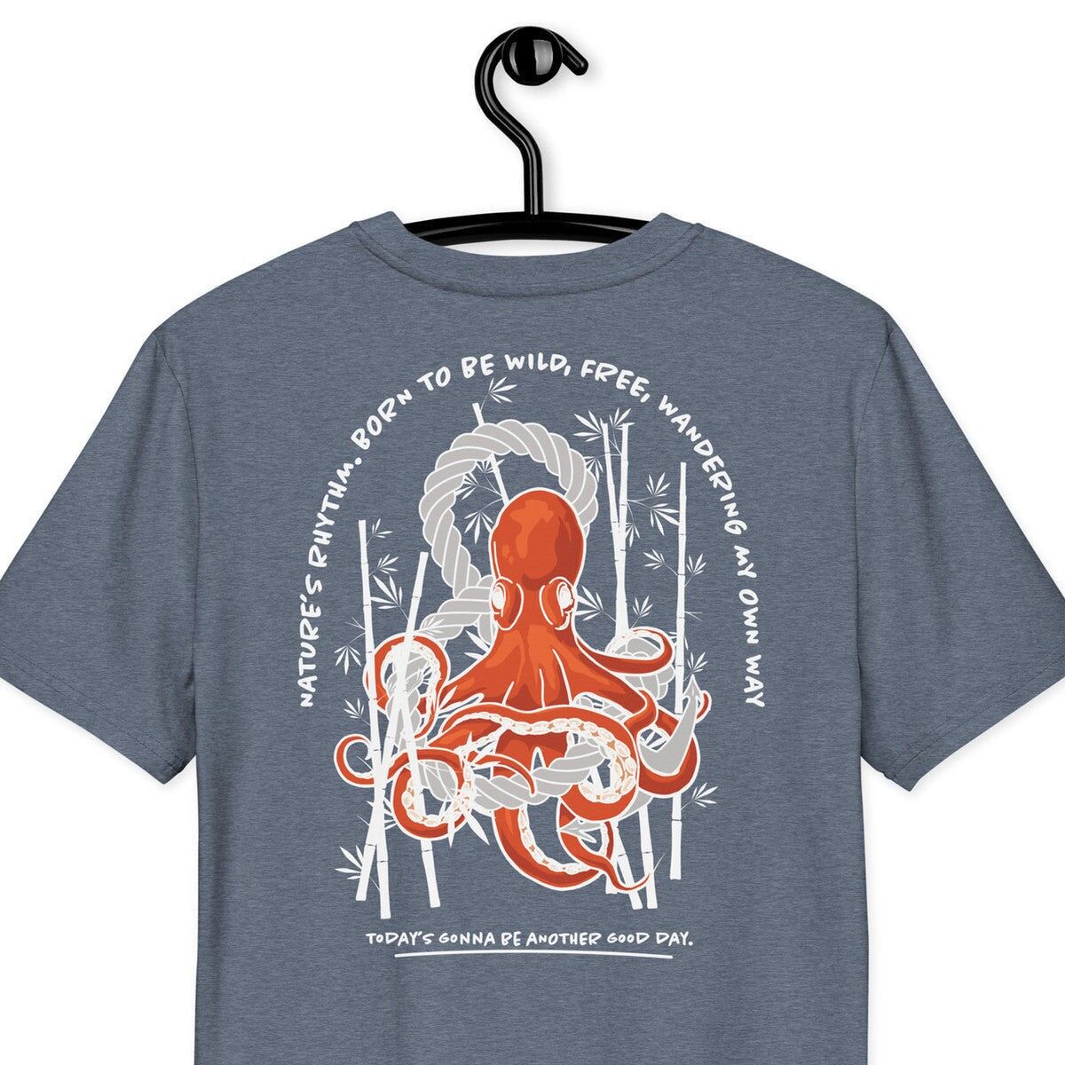 Maglietta in cotone biologico Octopus Another Good Day