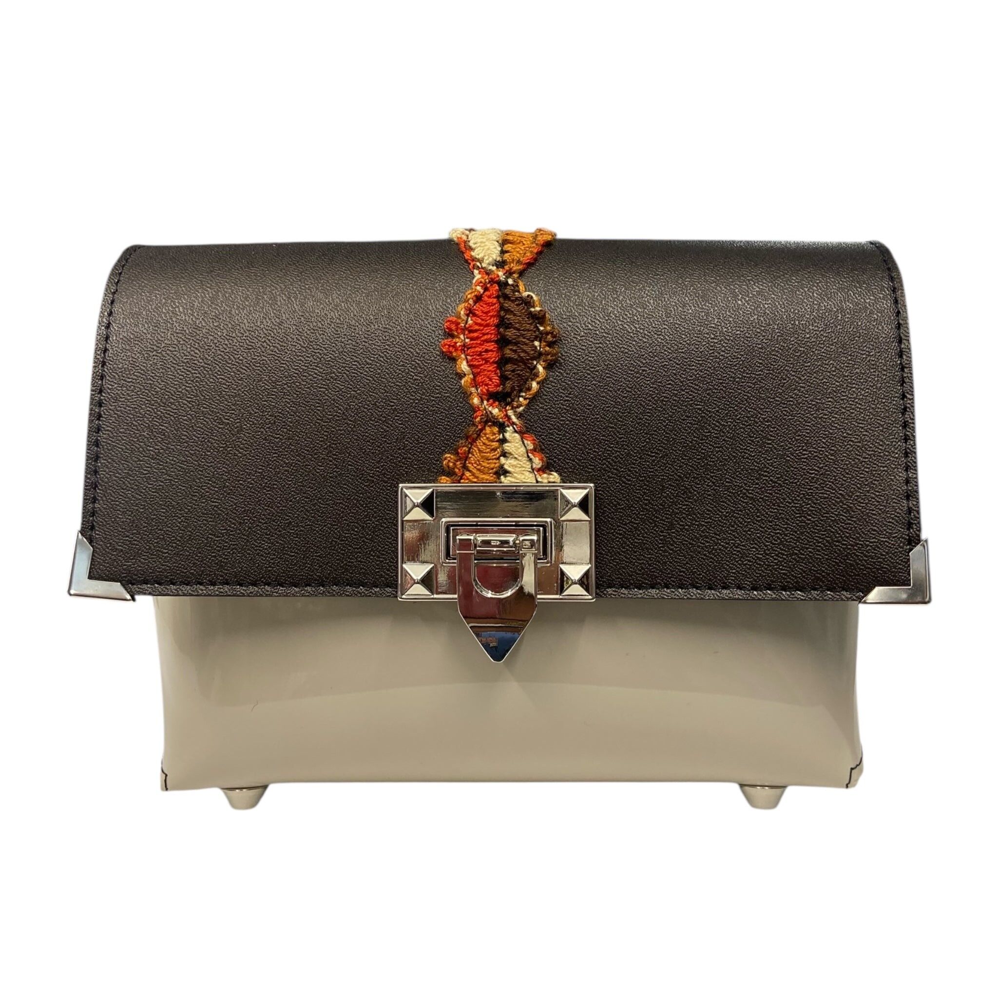 Box Beige & Black - Borsa donna a tracolla