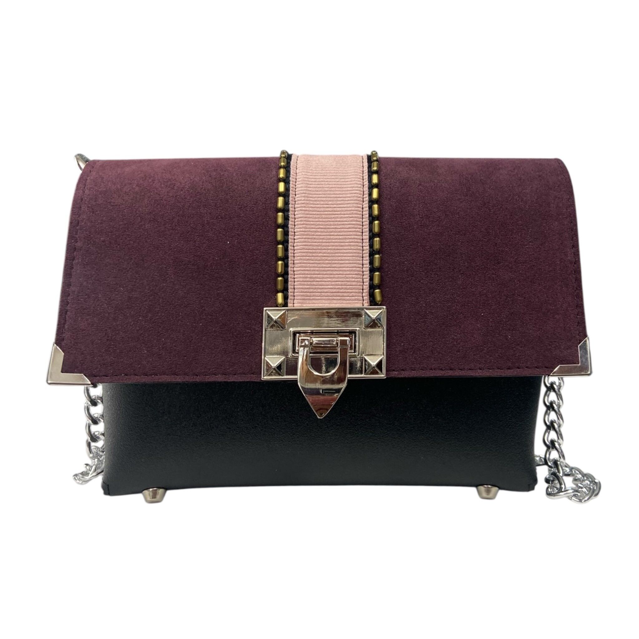 Box Bordeaux Rose - Borsa donna a tracolla