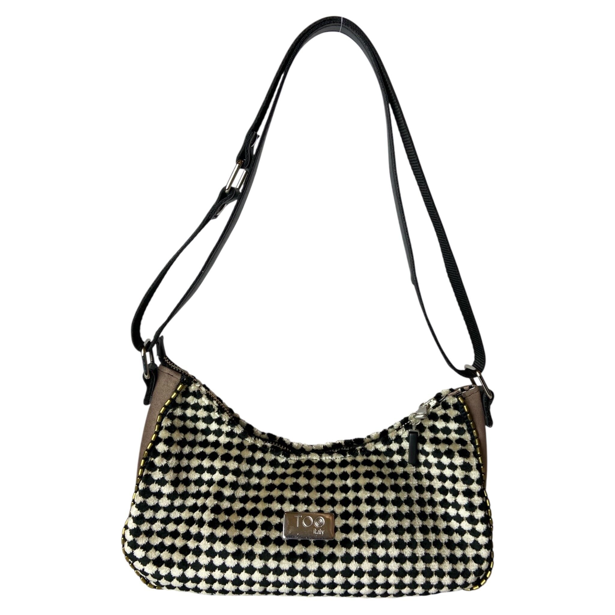 Vivienne Optical Black - Borsa donna a spalla