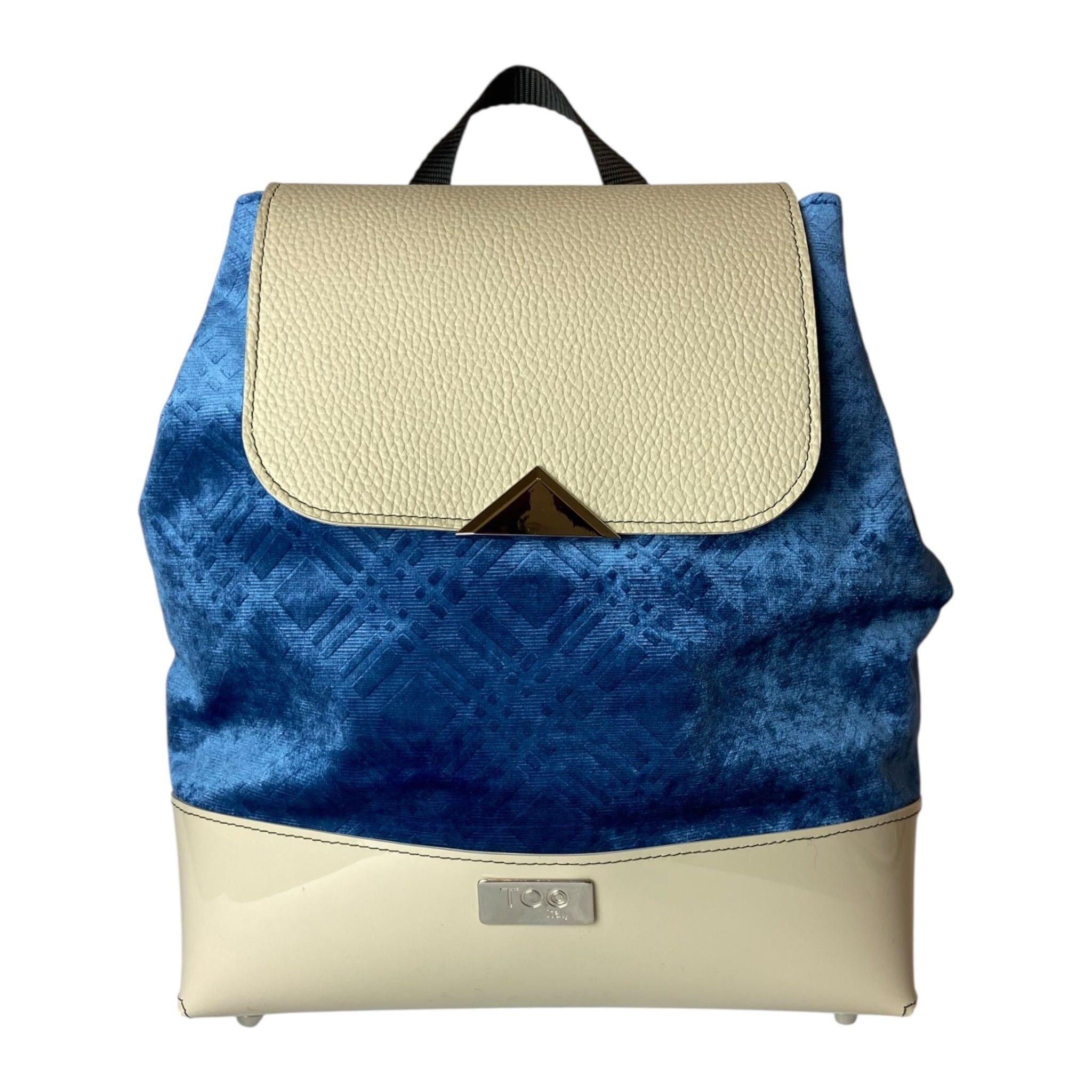 Tre Terzi Zaino Blu & Beige - Zaino donna