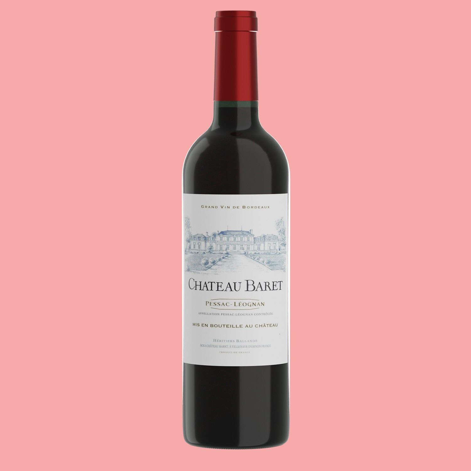 Vin rouge - Château Baret - Pessac Léognan - 2018