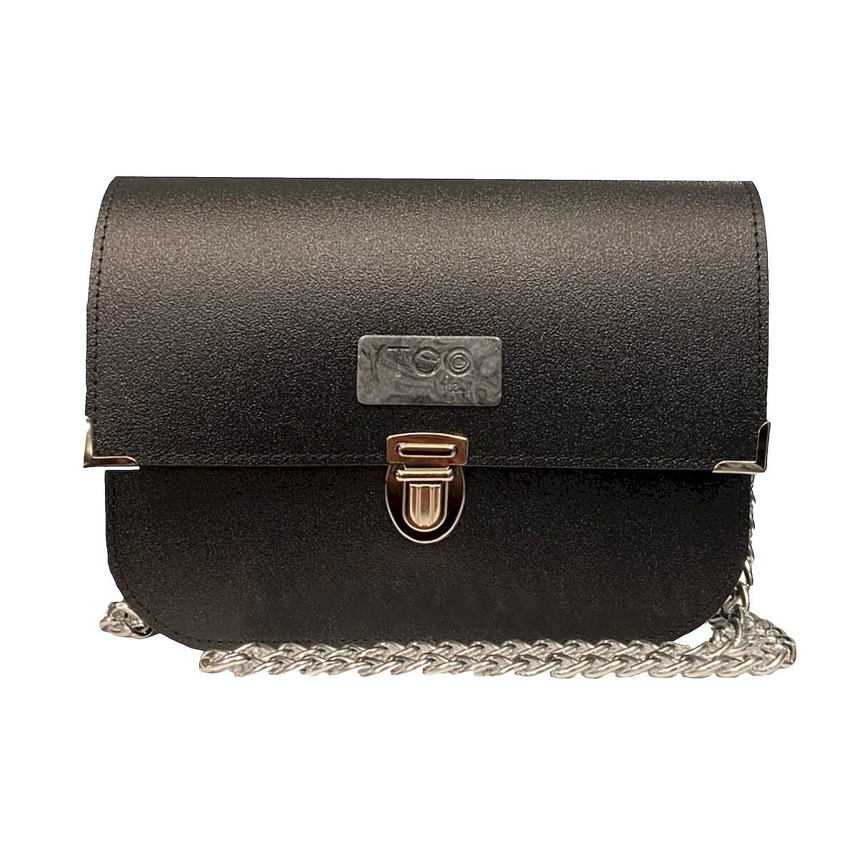 Chicca Maxi Satinato - Damen-Umhängetasche aus Kunstleder