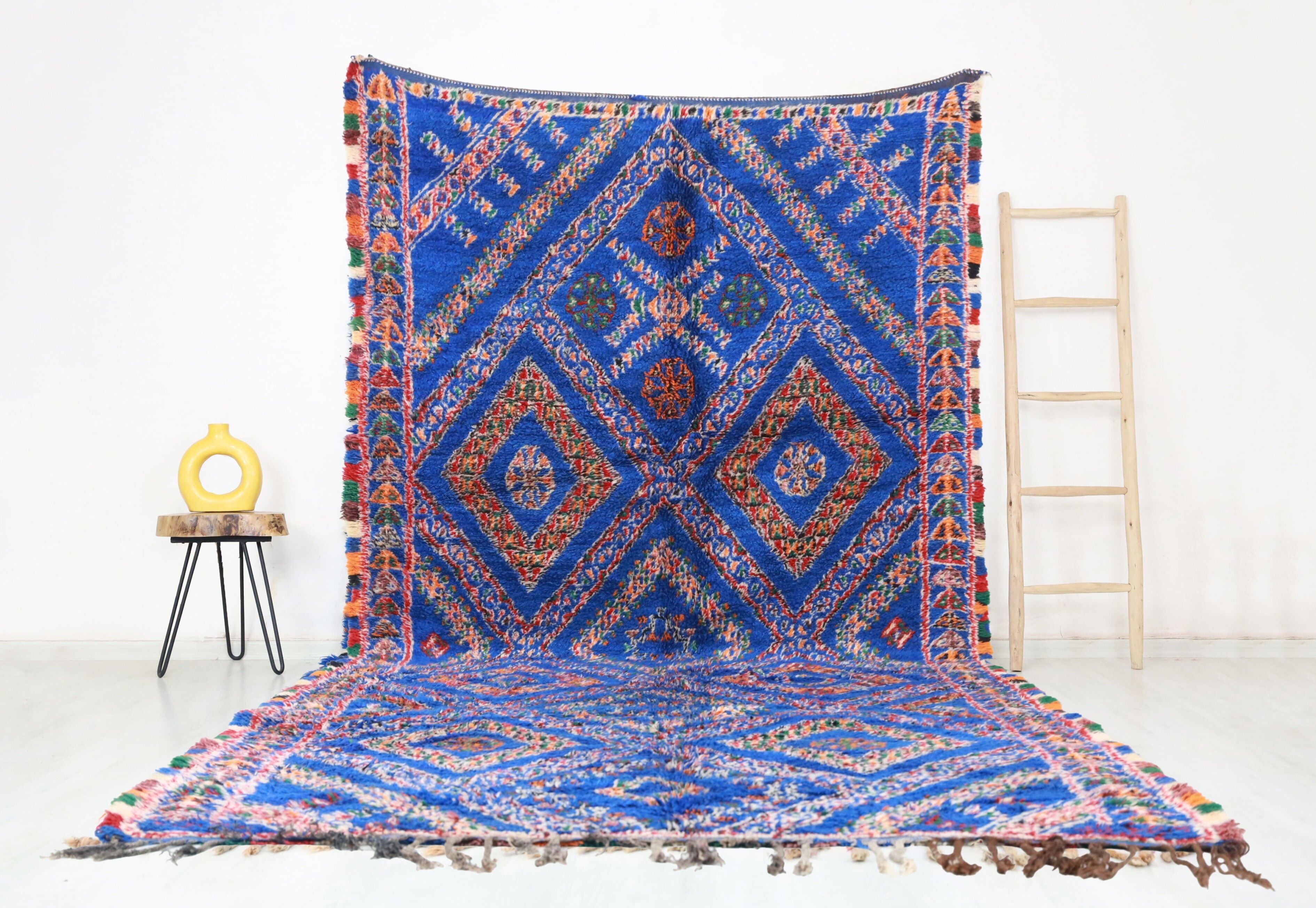 Tappeto marocchino vintage Bassou 190 cm x 387 cm