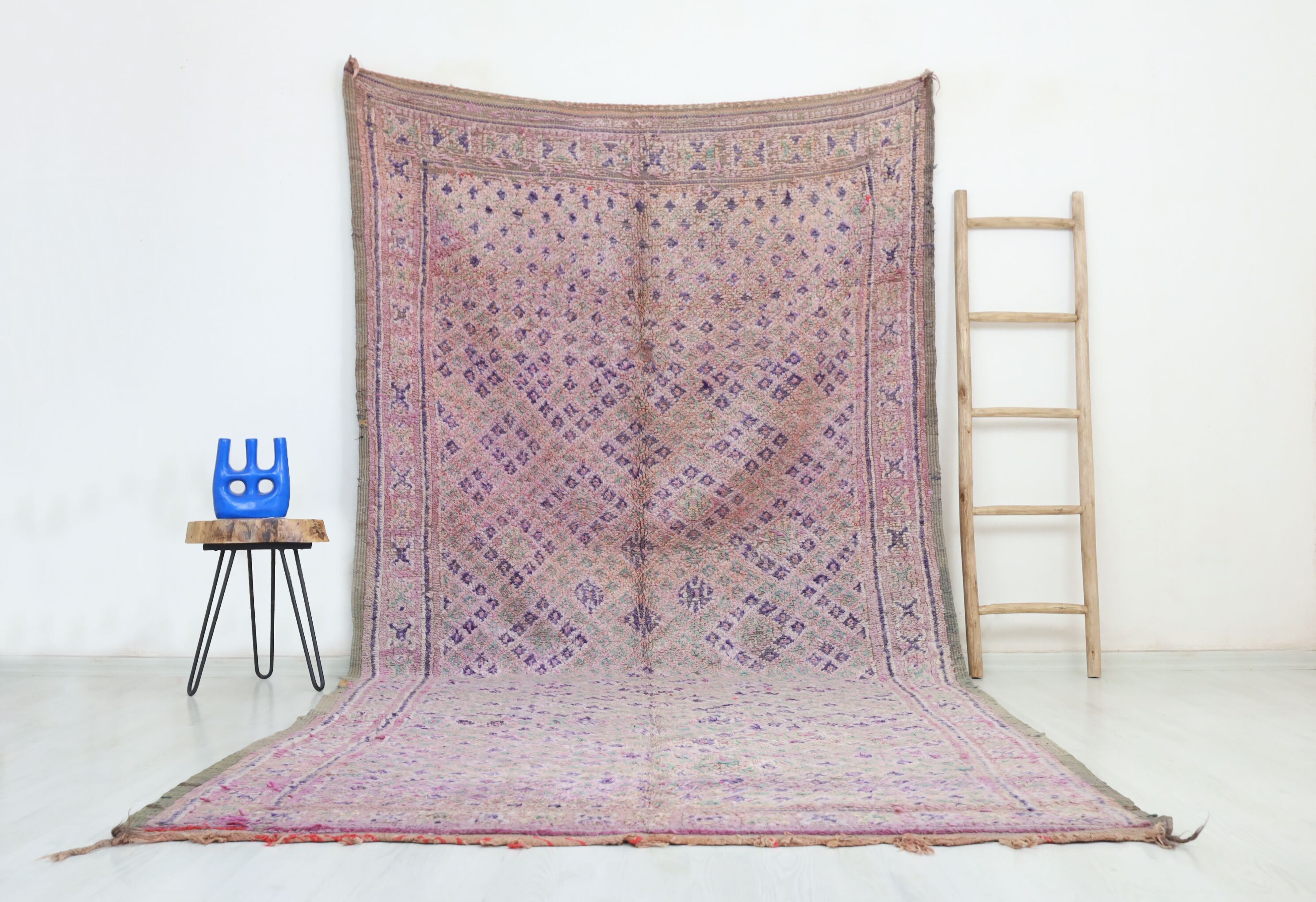 Tappeto marocchino vintage Iderzan 174 cm x 366 cm