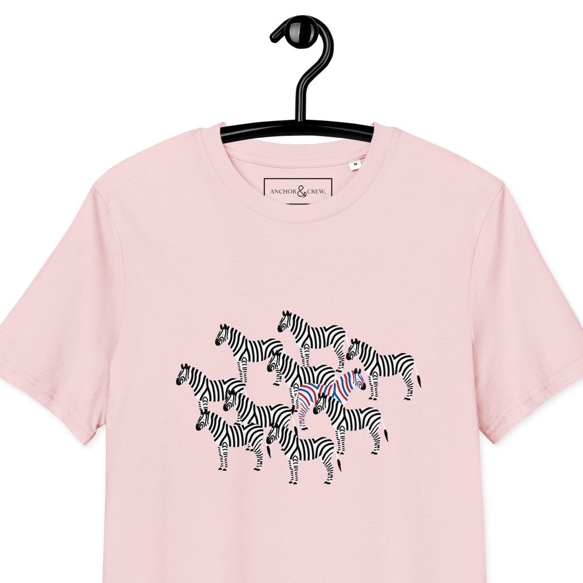 Zèbre Où va William ?T-shirt en coton biologique