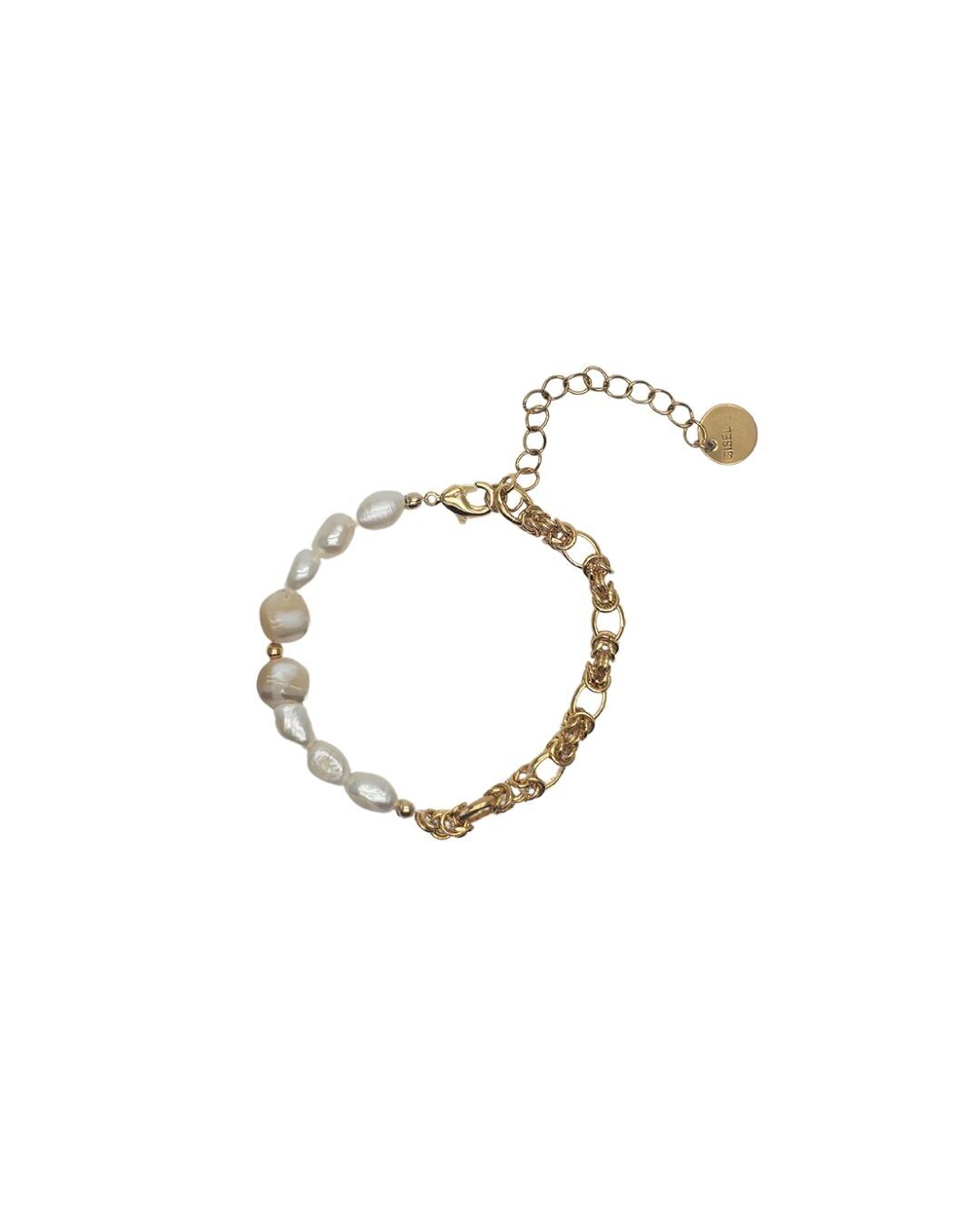 Armband aus zwei Materialien in Esche