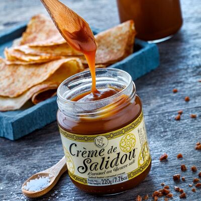 Crema al caramello al burro salato "Le Salidou" 220g