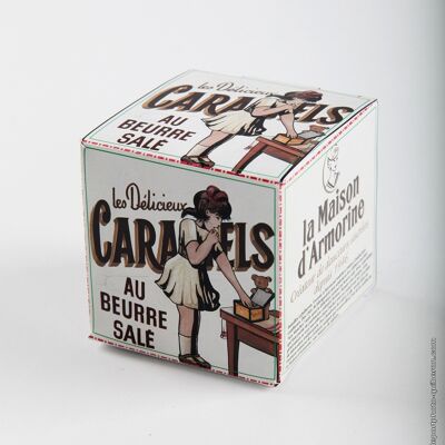 Gamme "Servez-vous" - Boite cube caramels tendres 150g