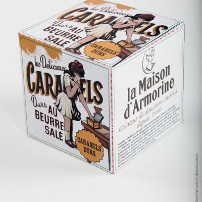 "Serve-vous" range - Hard caramel cube box 150g