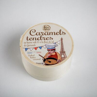 Gamme "Tricolore" - Mini boite caramel 50g