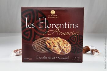 Etui Florentins chocolat au lait caramel