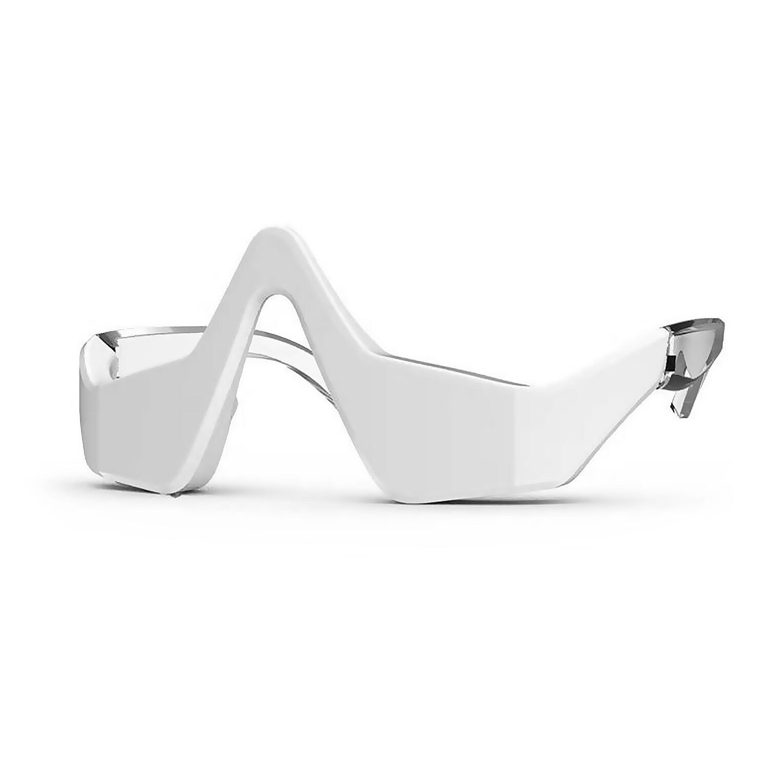 Strumento per massaggio oculare EMS con 3 intensità e 2 modalità di utilizzo.Colore: Bianco