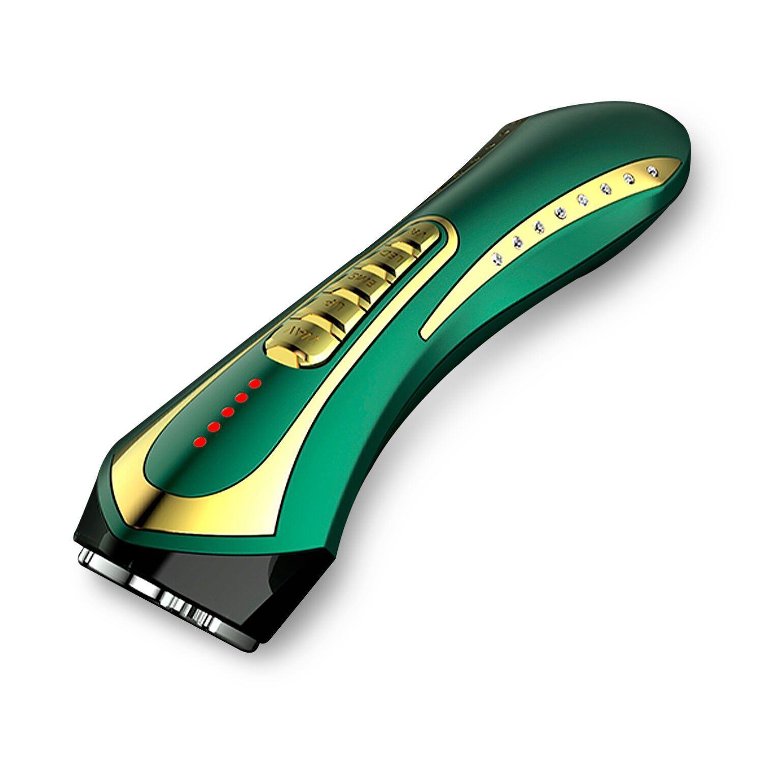 Dispositivo di bellezza con RF, VR, EMS e luci LED.Colore: verde