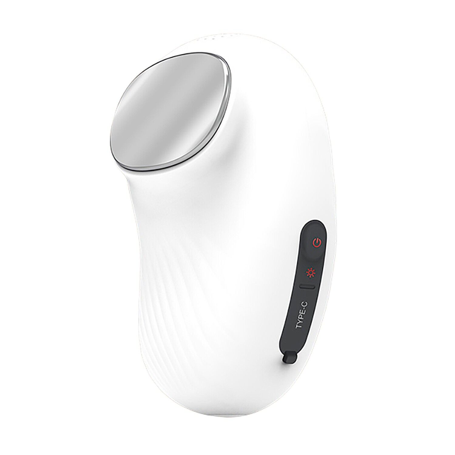 Dispositivo terapeutico 3 in 1: caldo, freddo e vibrazione per prendersi cura, rilassare e rivitalizzare la pelle.Colore: Bianco