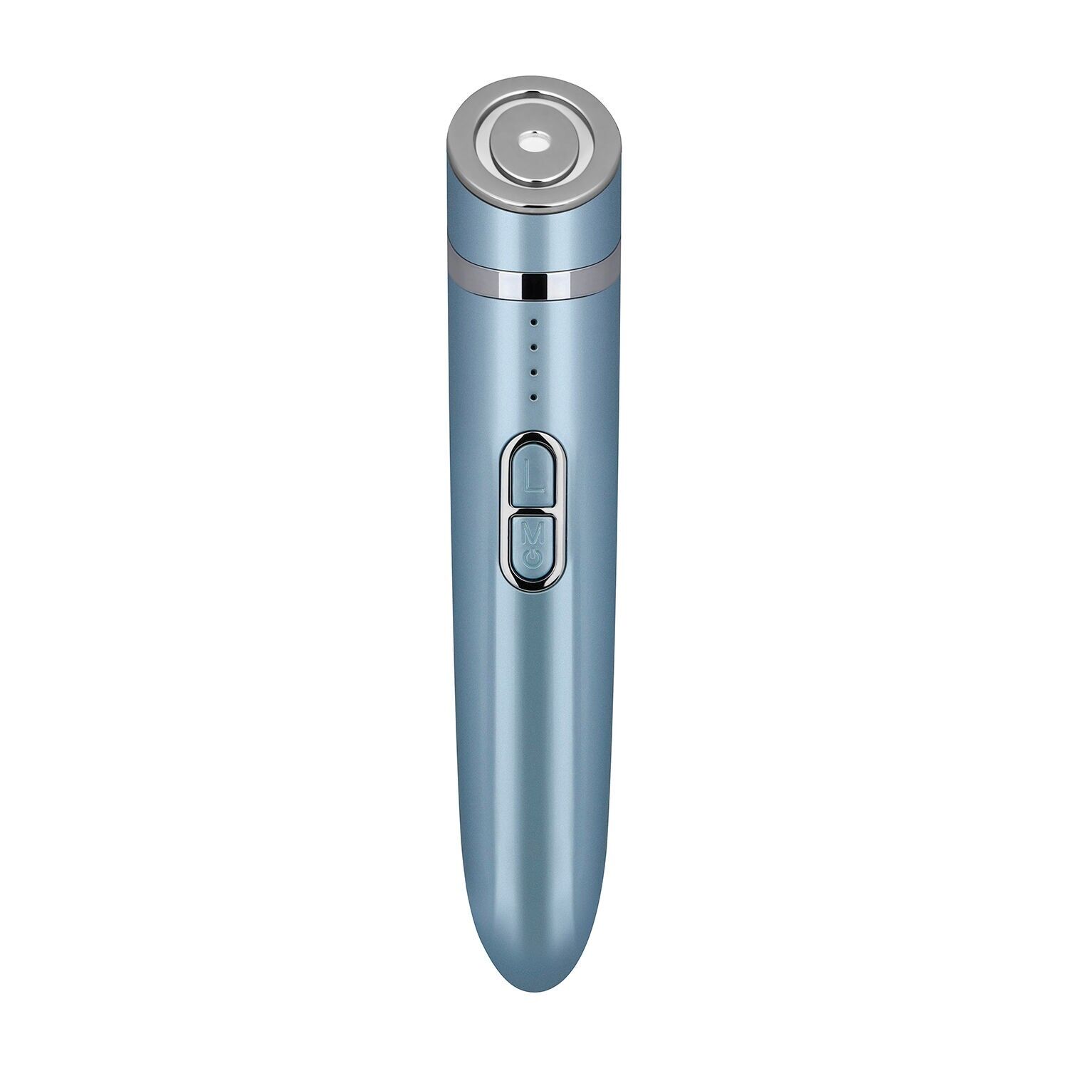 Strumento di bellezza con 4 modalità: EMS, RF, funzione ultrasuoni e fototerapia.Colore: azzurro