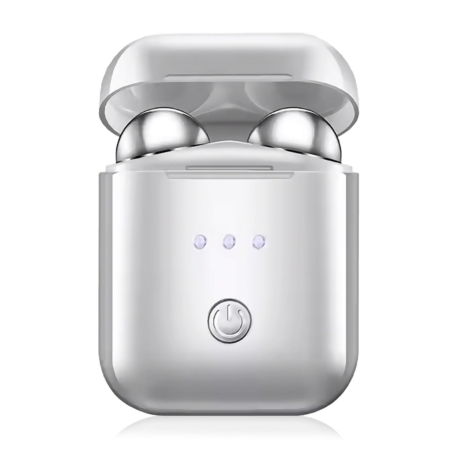 Strumento di bellezza EMS multifunzionale con 3 velocità.Colore: argento