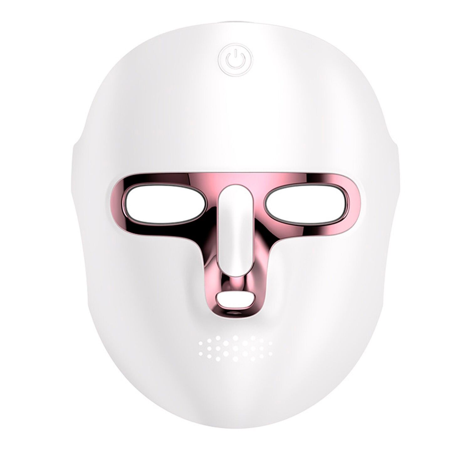 Maschera facciale wireless con trattamento di fototerapia a 7 colori.Colore: Bianco
