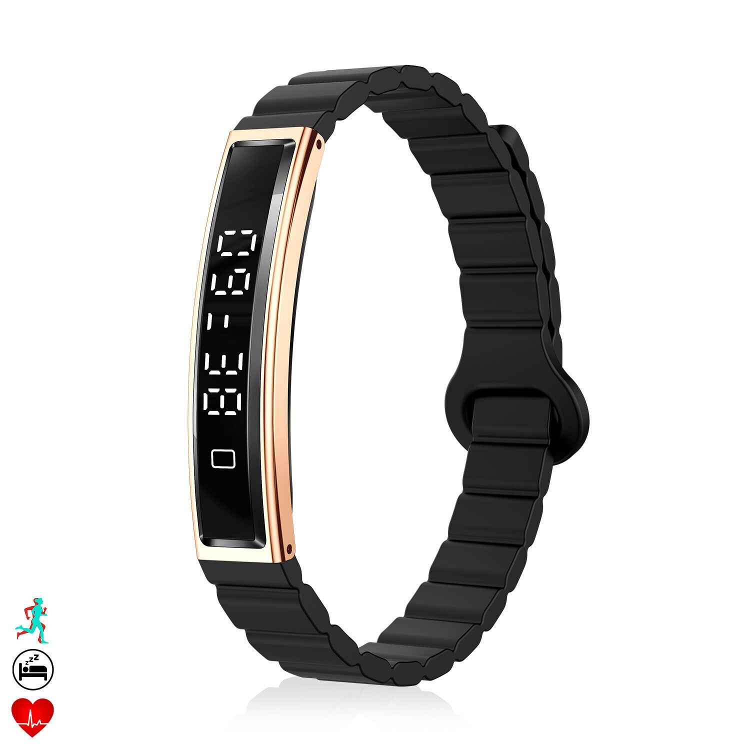 Smartband B3 avec moniteur de fréquence cardiaque intelligent, modes sommeil et sport.